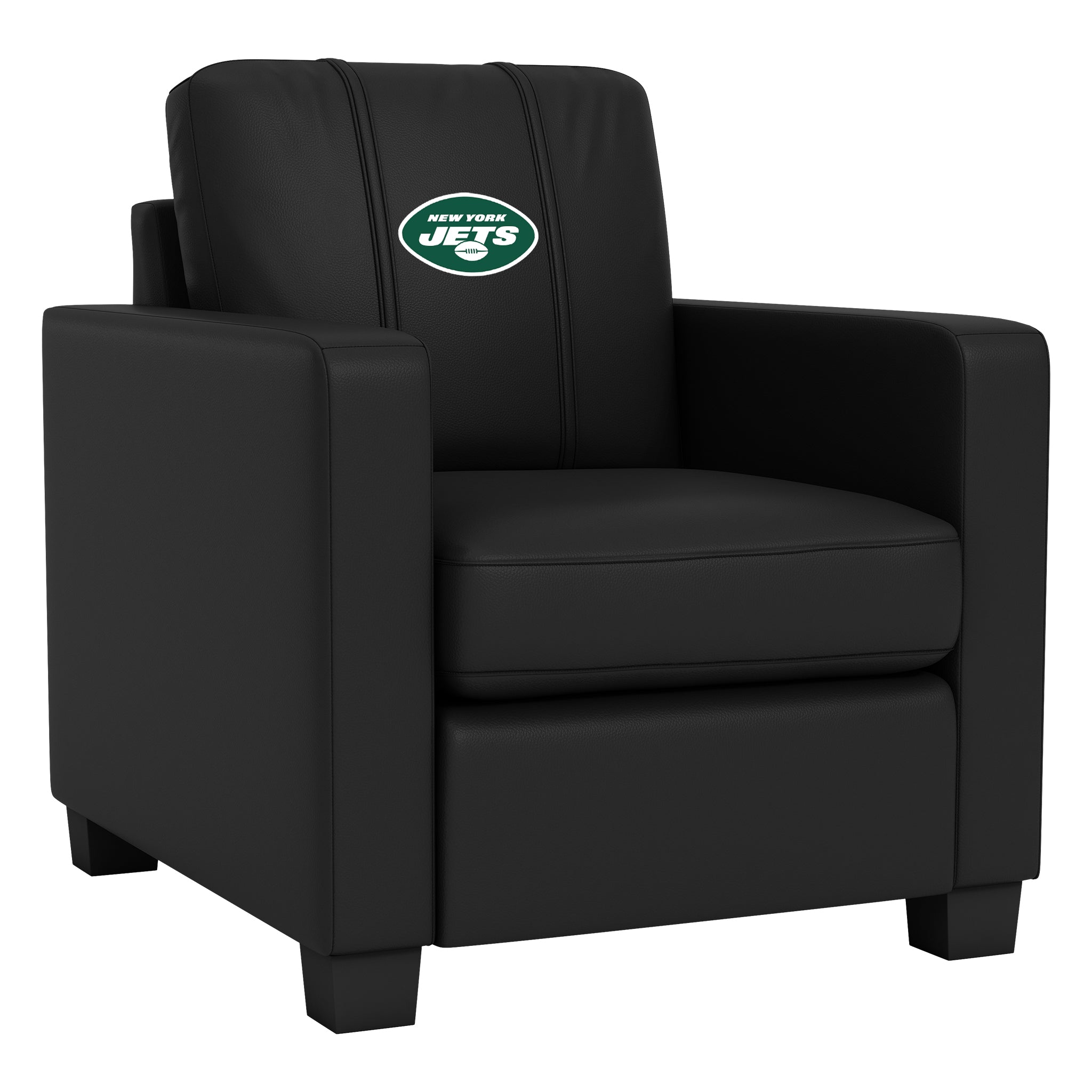 Dyno Stationary Club Chair with New York Jets Primary Logo