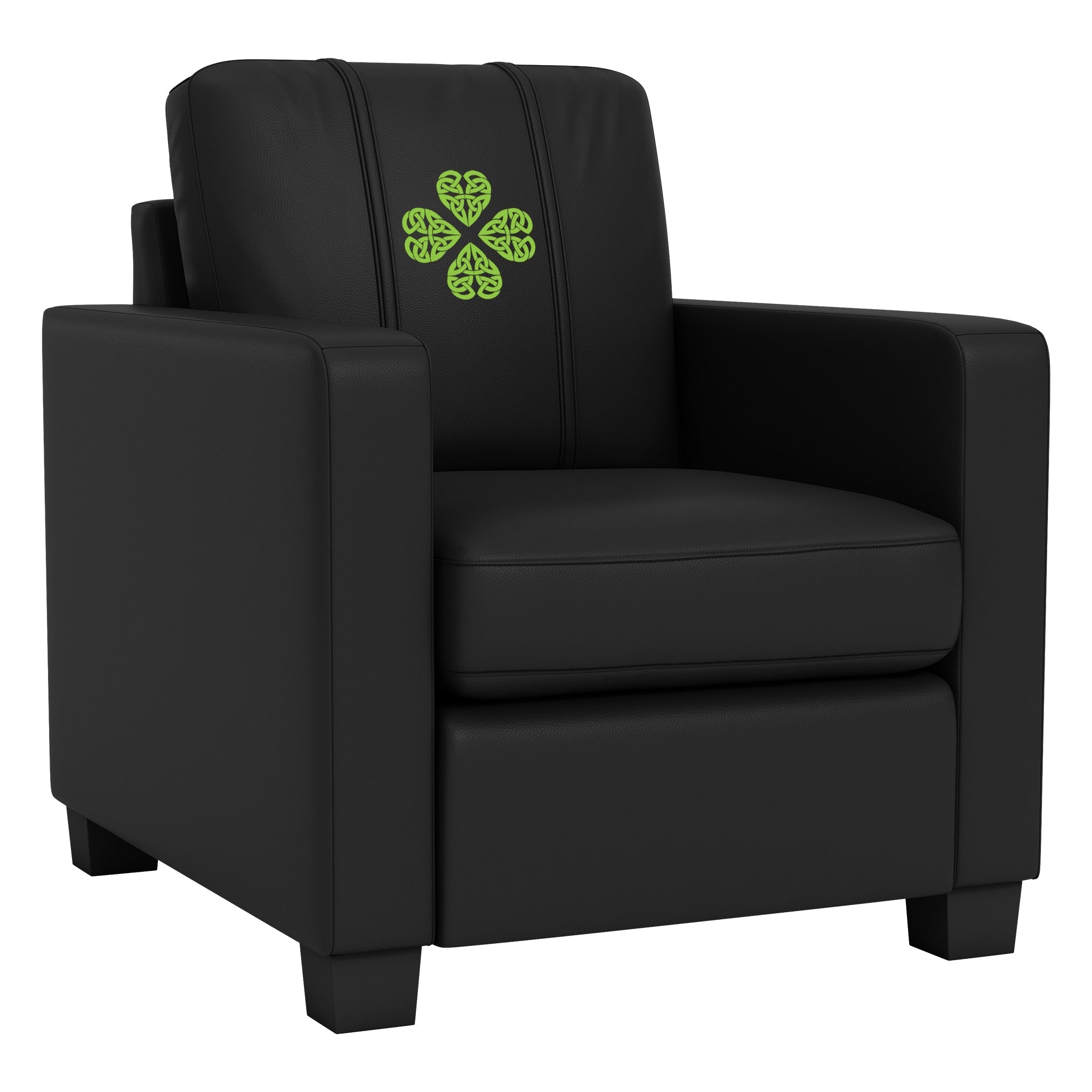 Dyno Stationary Club Chair with Celtic Clove Logo Panel