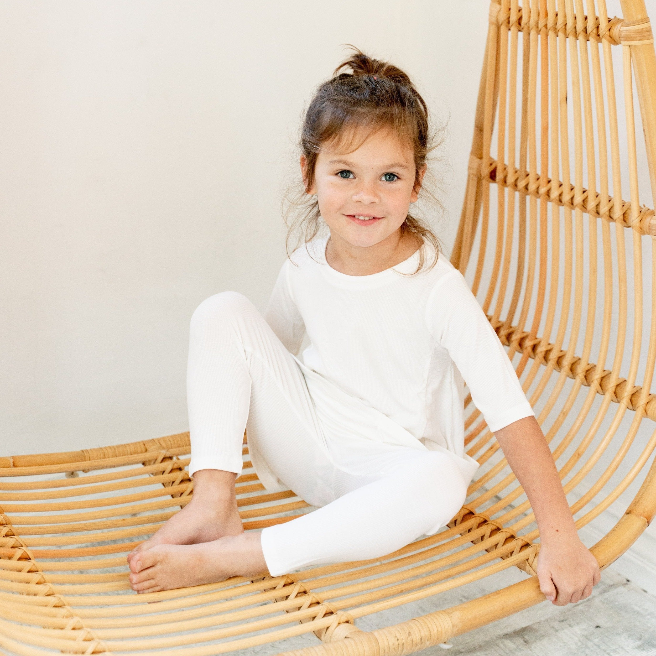 Miss Mayhem Tunic - Whispery White Rib