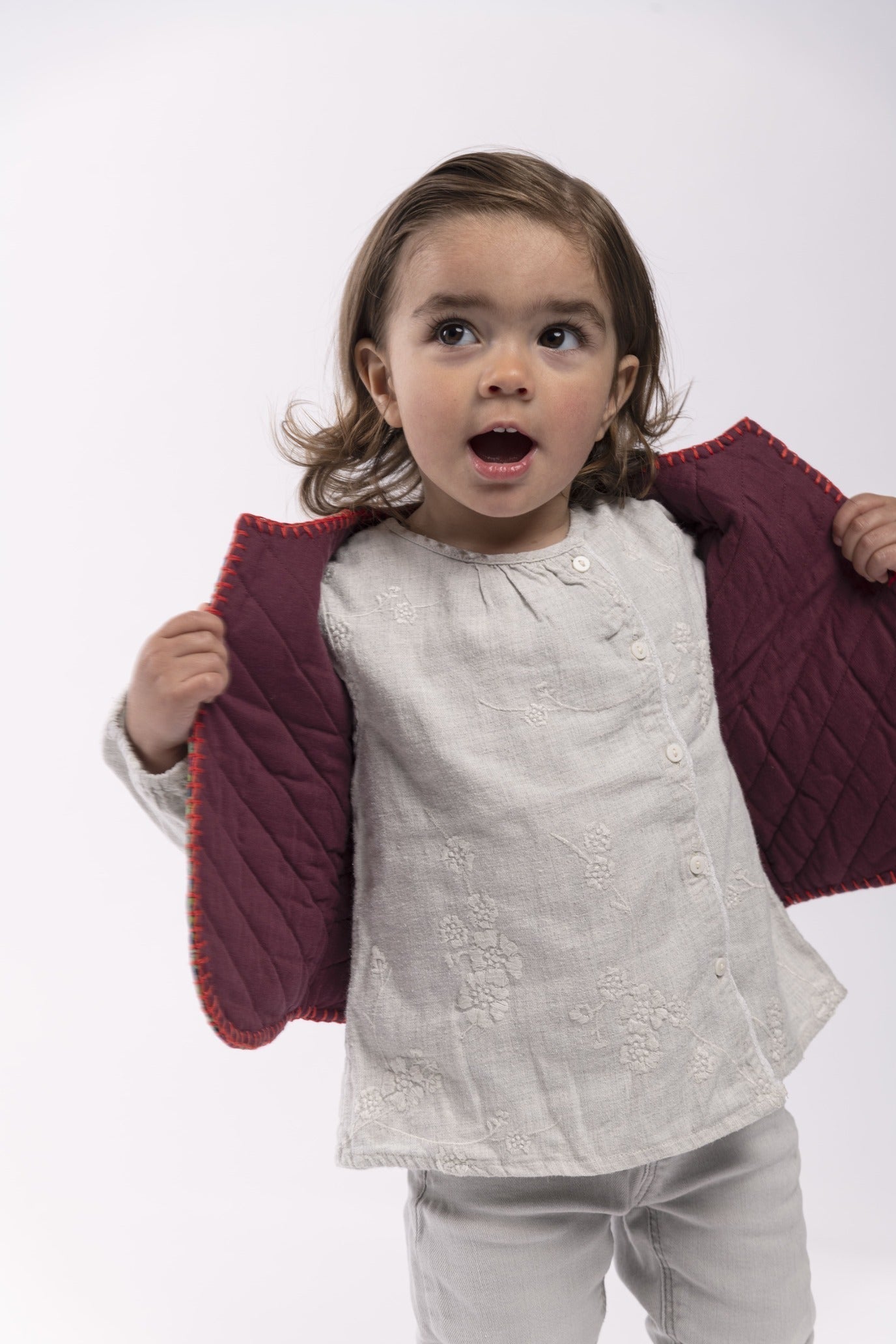 Reversible Baby Vest - Liberty Patchwork