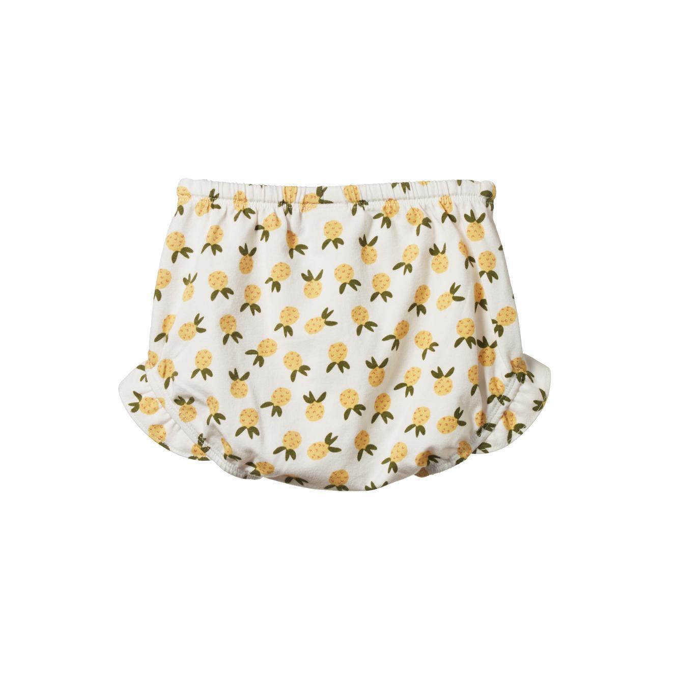 Baby Petal Bloomers - Petite Pineapple Print