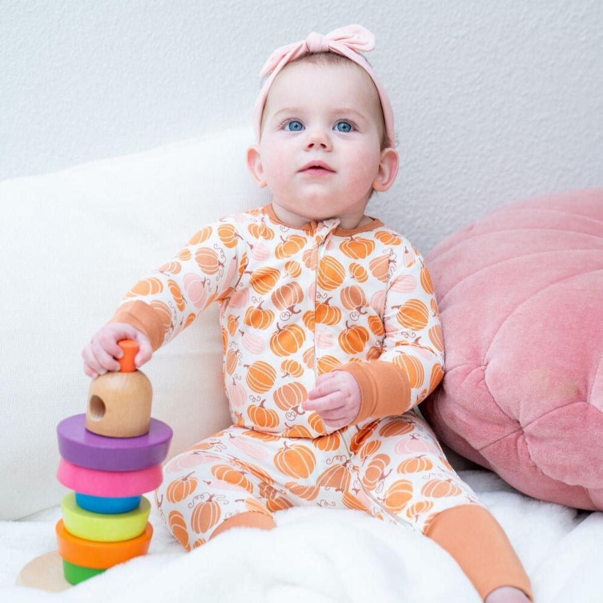 Convertible Romper - Pumpkin