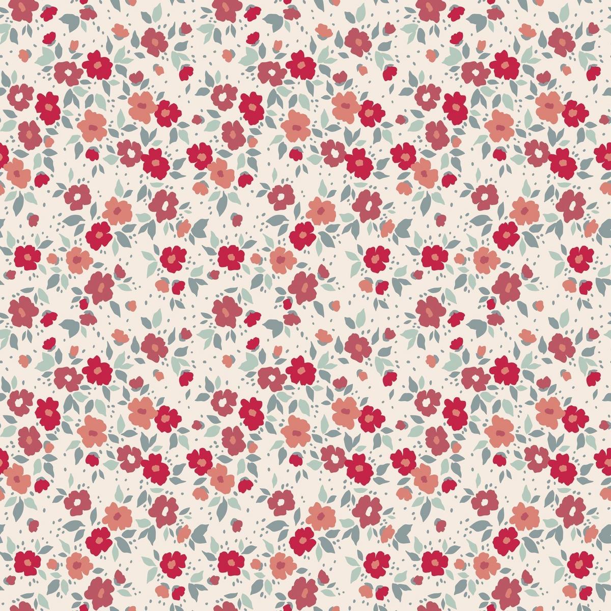 Swaddle - Crimson Floral