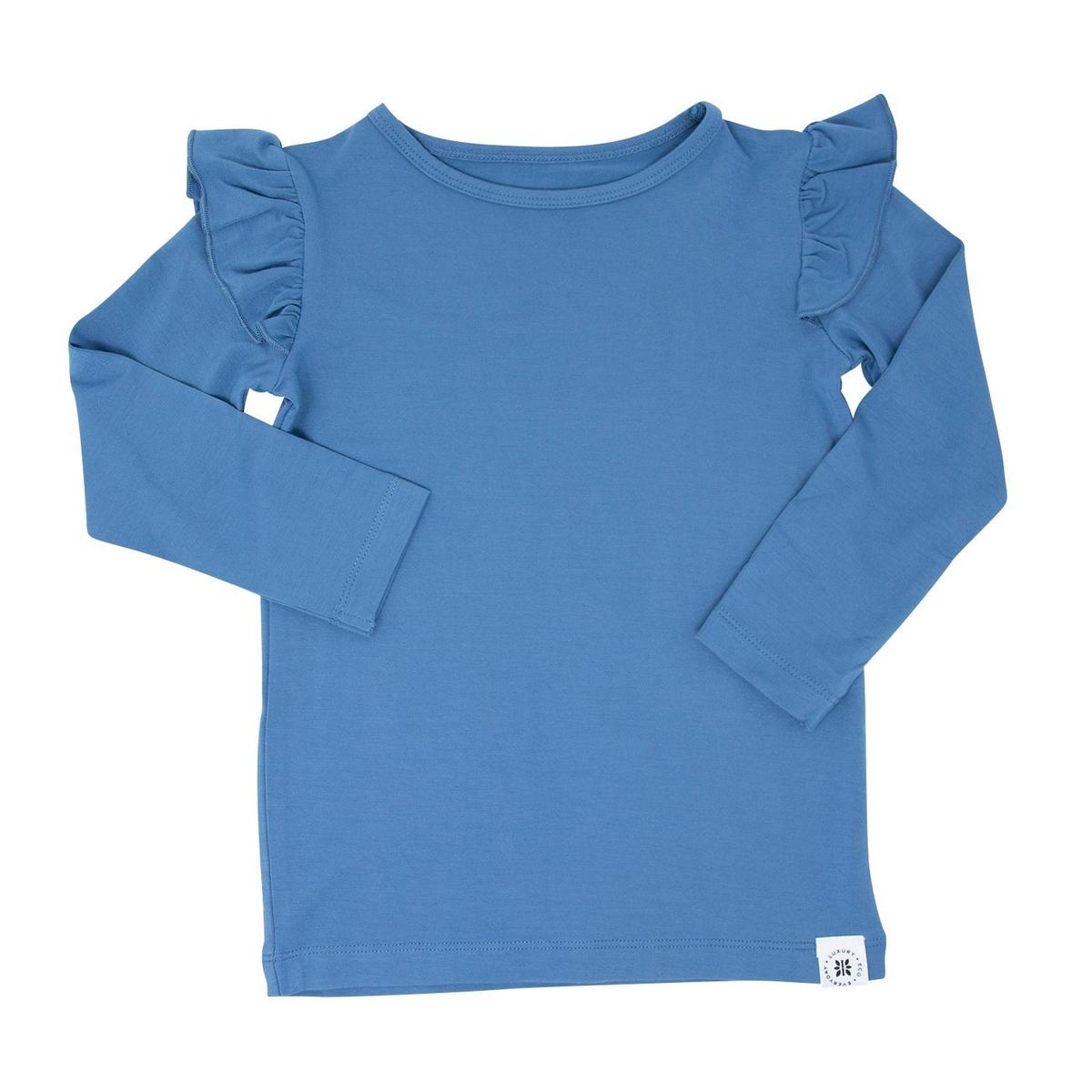 Ruffle Top - Captain Blue