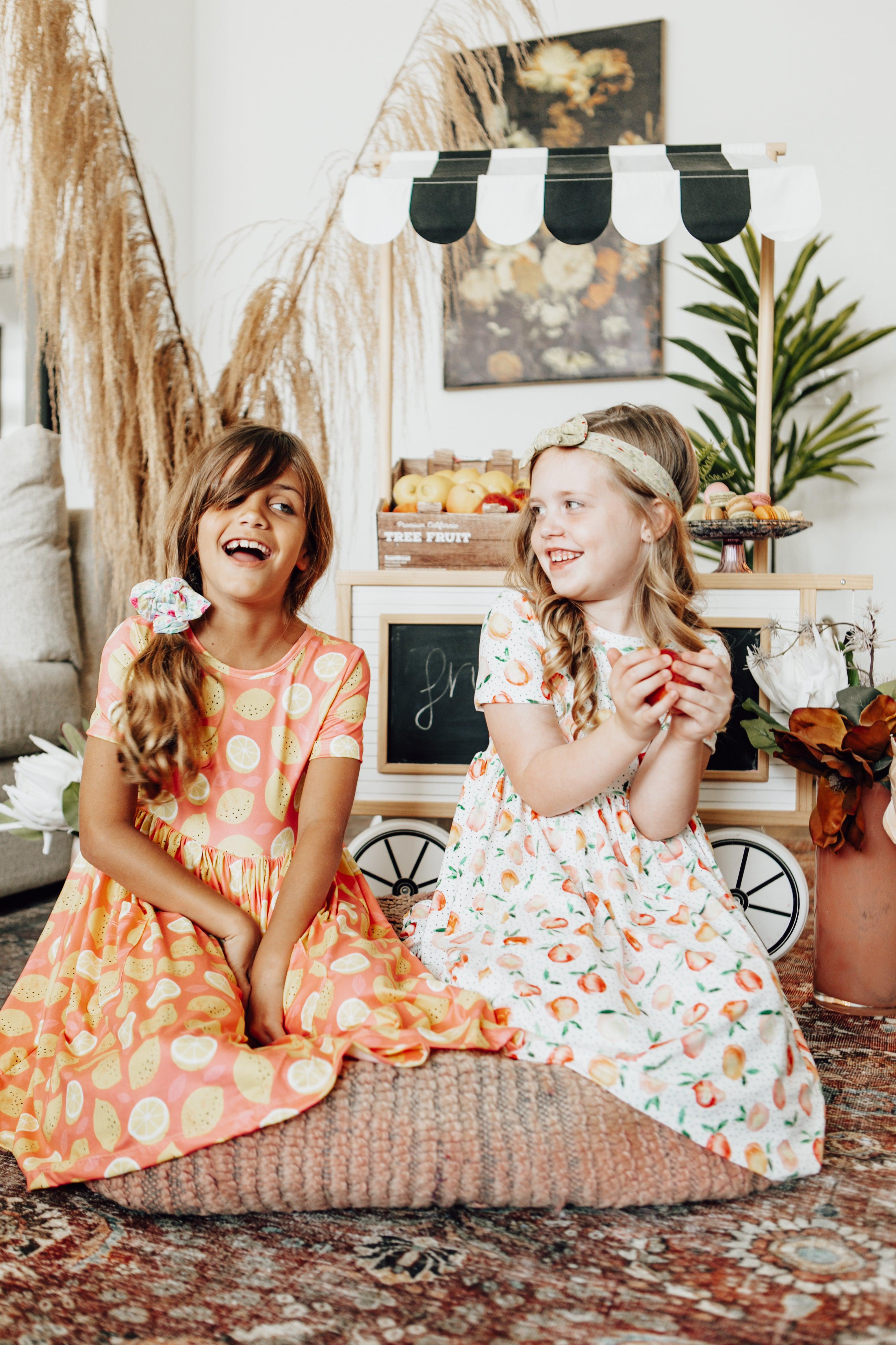 SALE You're a Peach S/S Pocket Twirl Dress