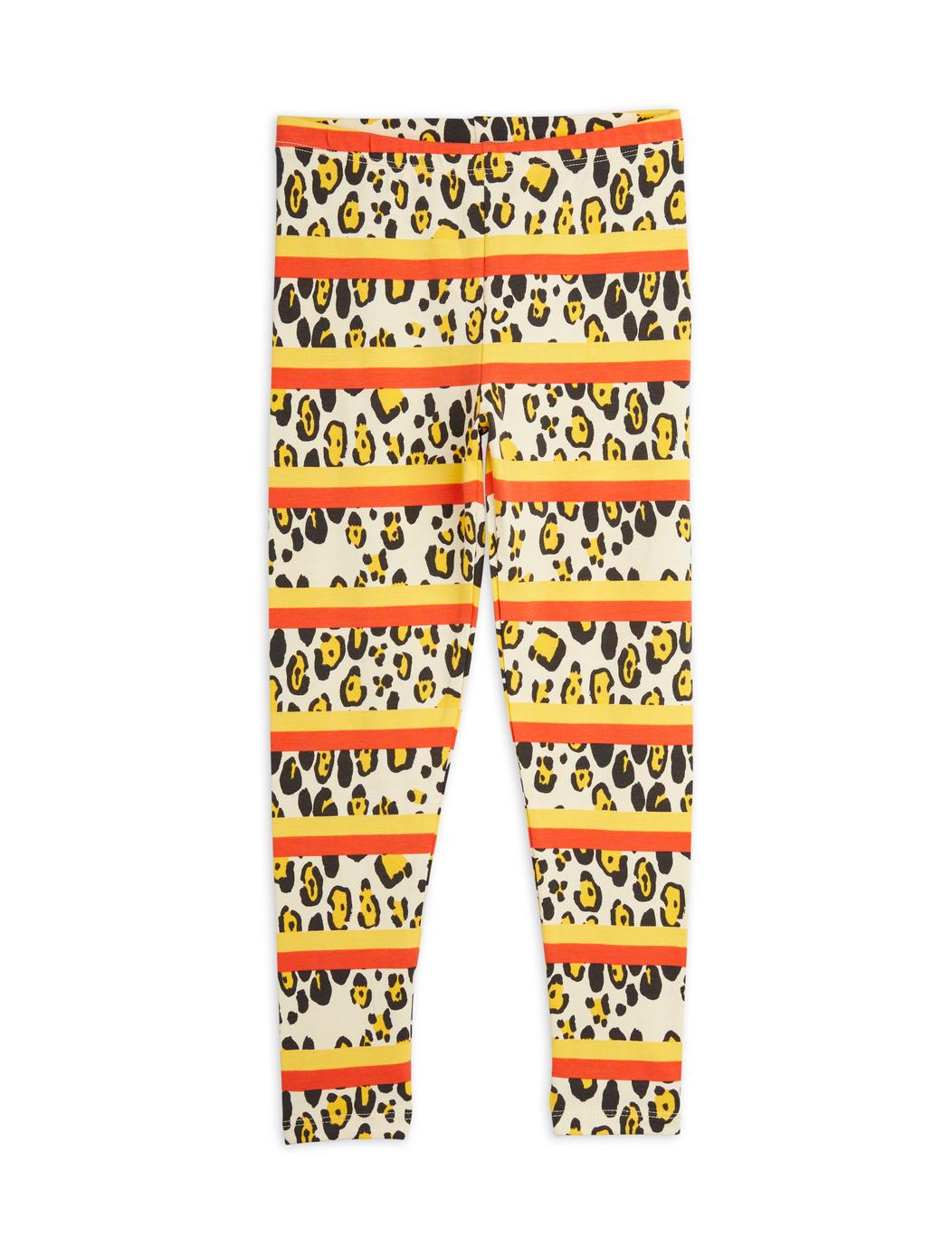 Leopard Stripe Aop Leggings - Multi