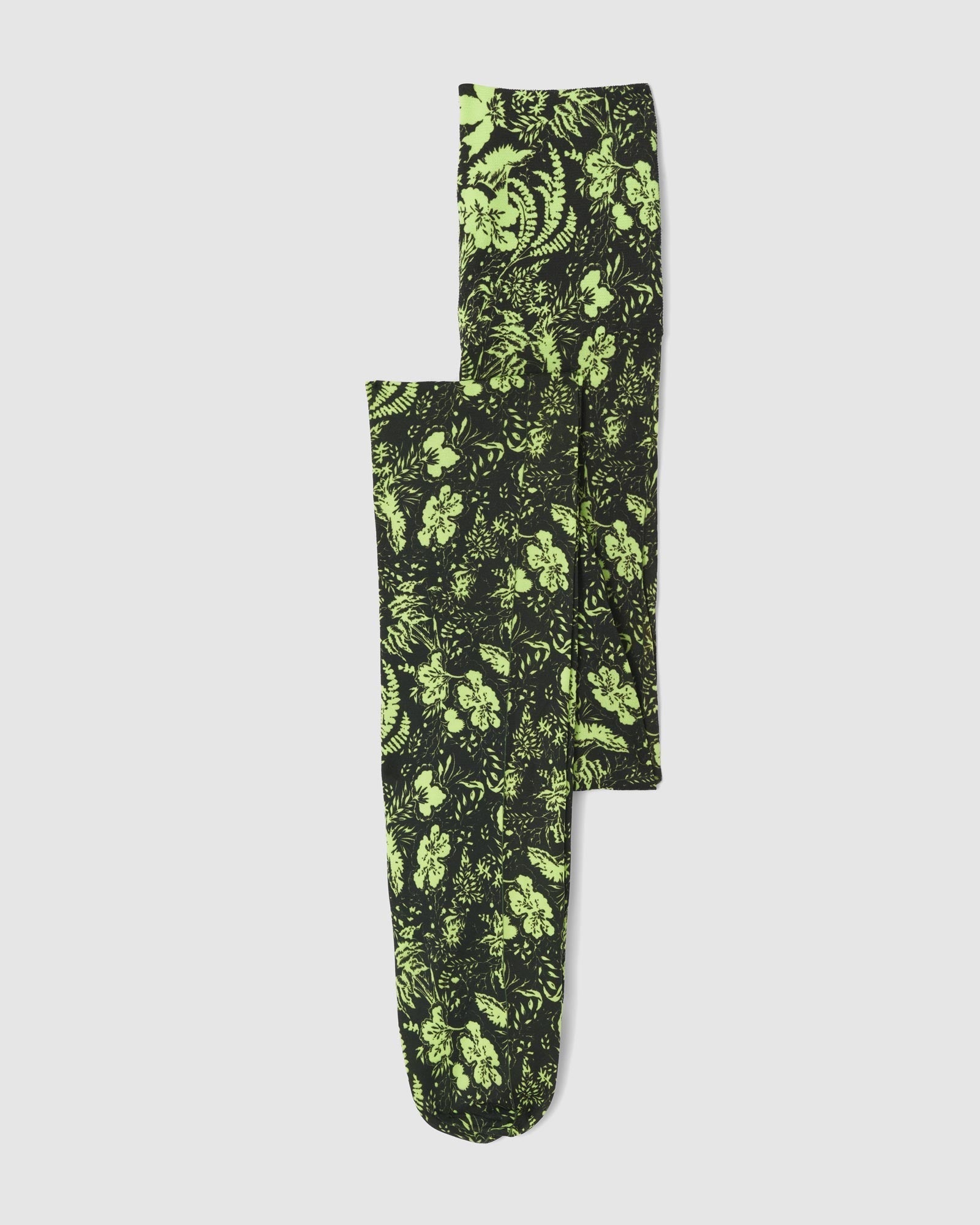Rodebier Colab Vegetal Tights - Techno Green