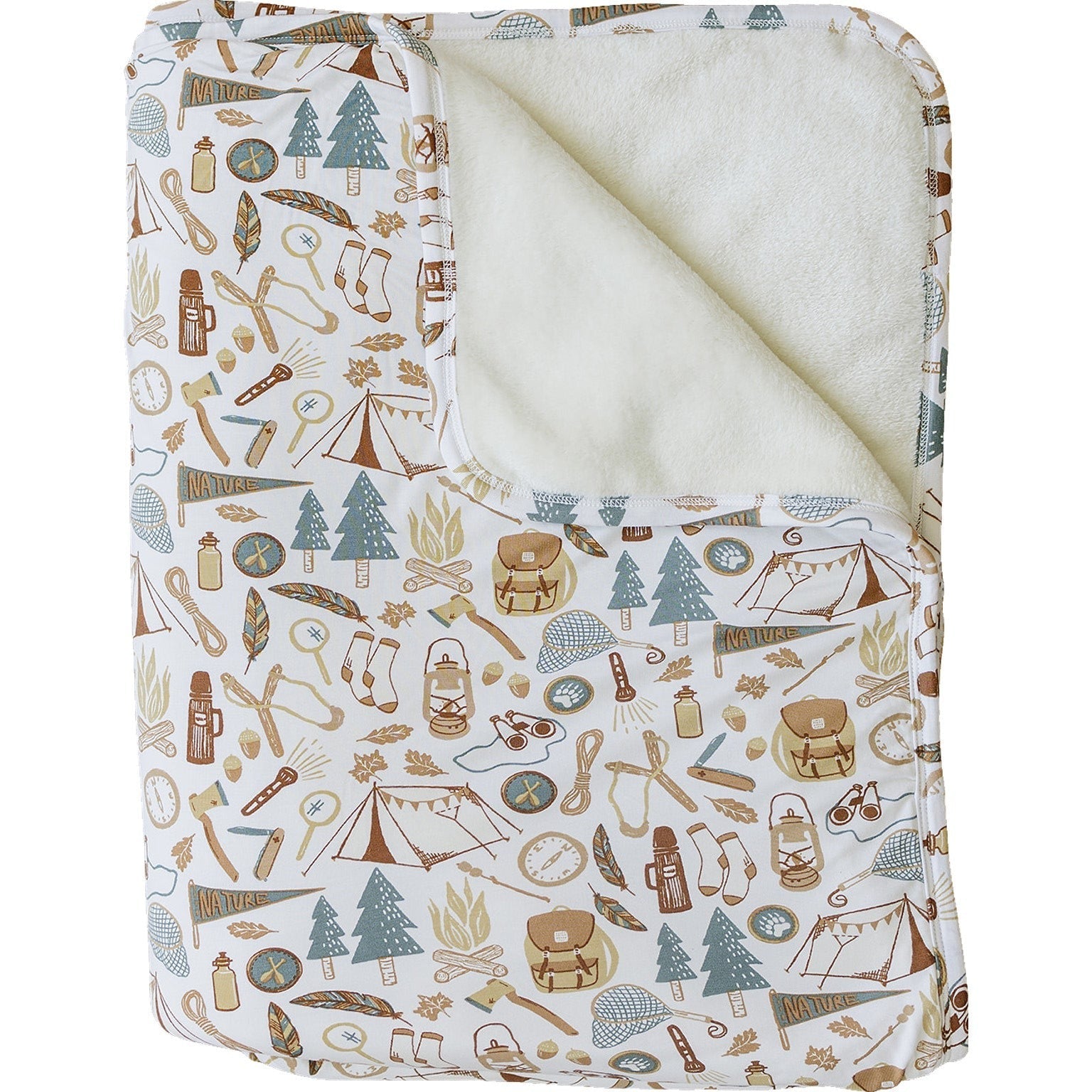 Camping Trip Bamboo Fleece Quilt  Mebie Baby