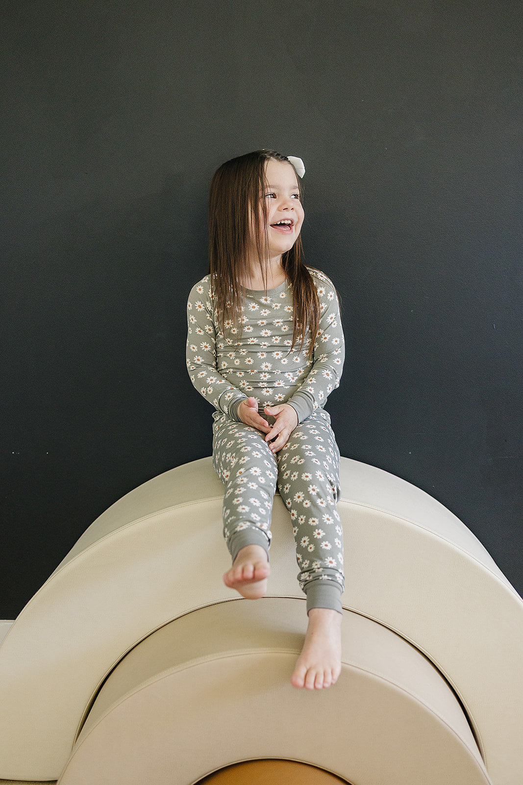 Light Green Daisy Bamboo Cozy Set Mebie Baby