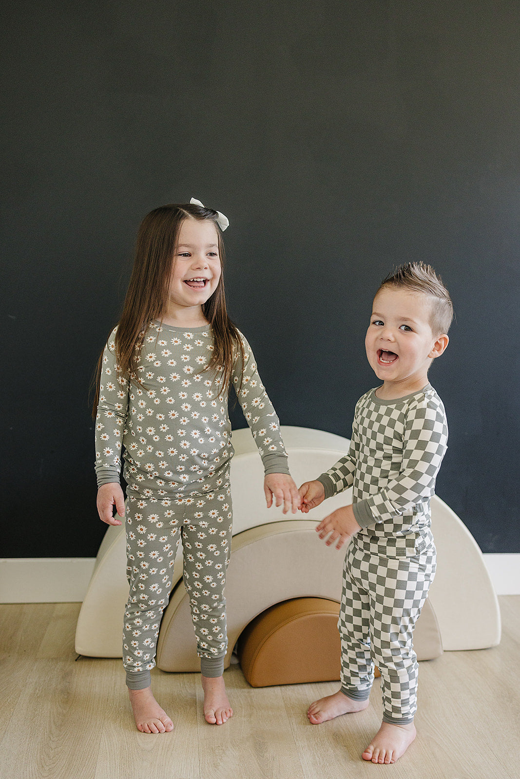 Light Green Daisy Bamboo Cozy Set Mebie Baby