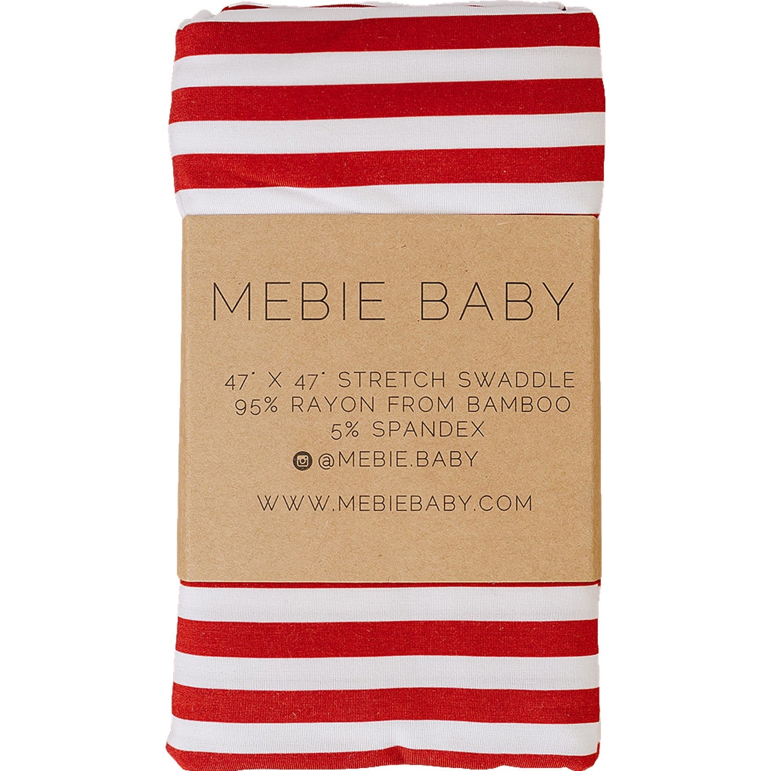 Stripes Bamboo Stretch Swaddle Mebie Baby