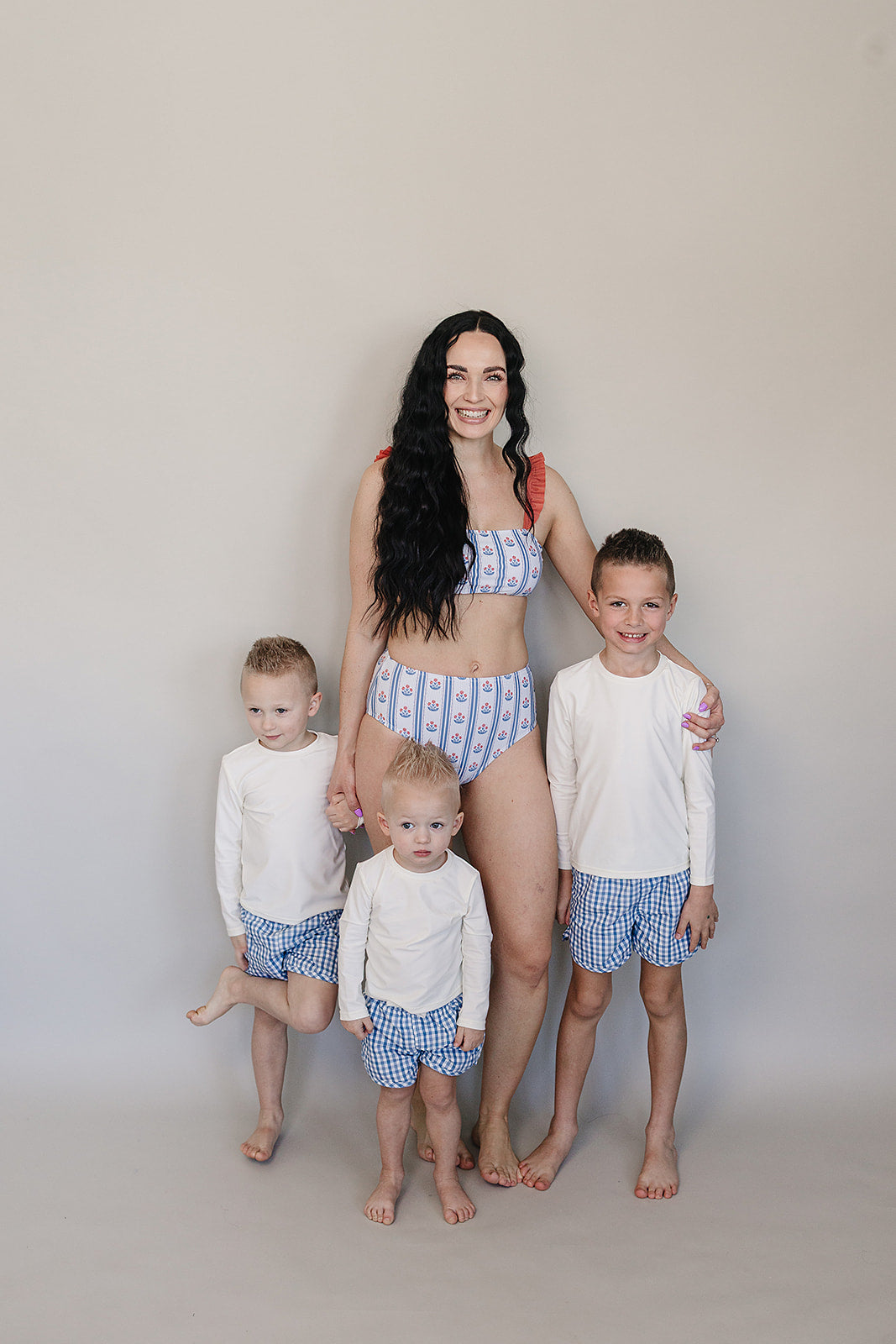 Block Print Floral Women’s Two-Piece