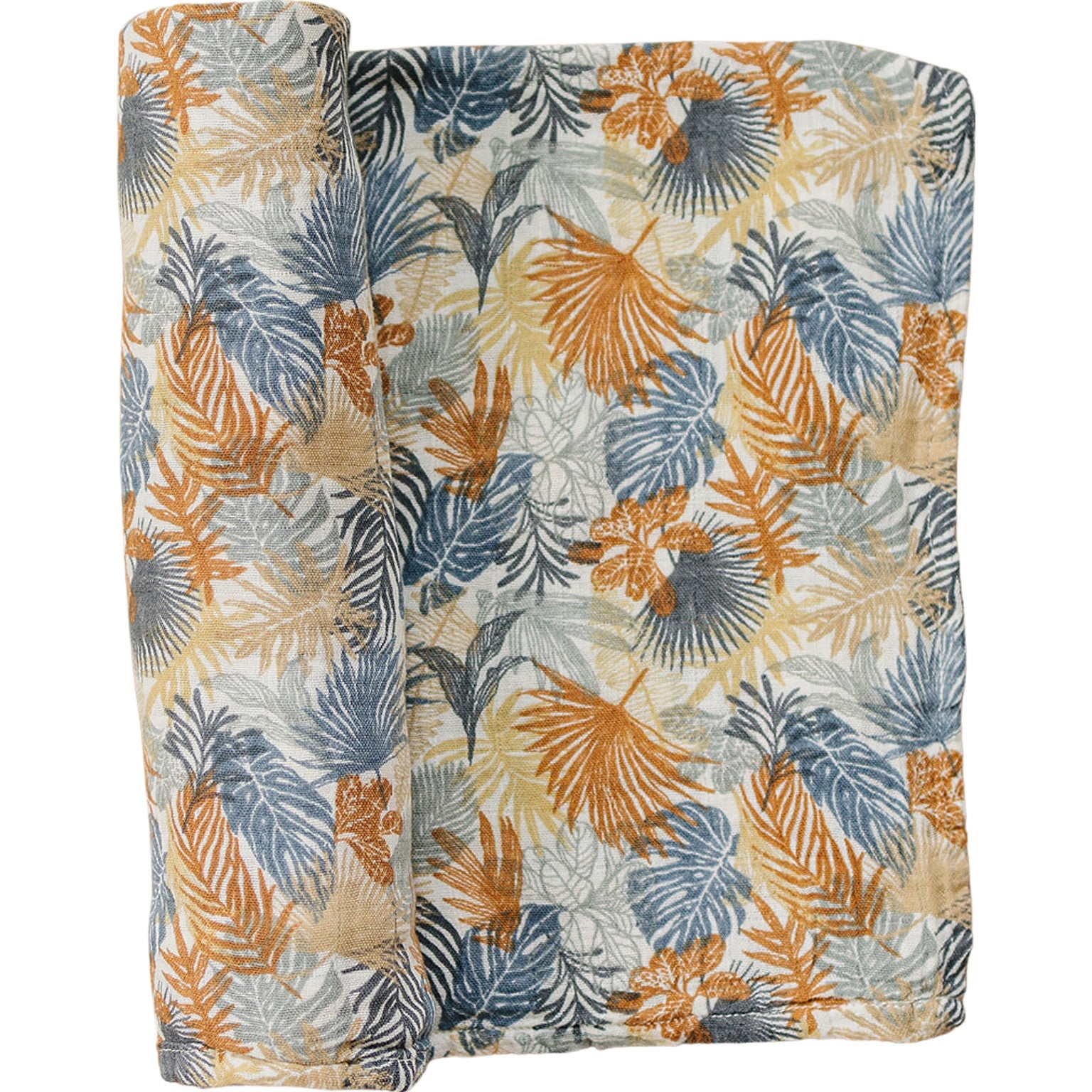 Paradise Palms Muslin Swaddle Blanket Mebie Baby