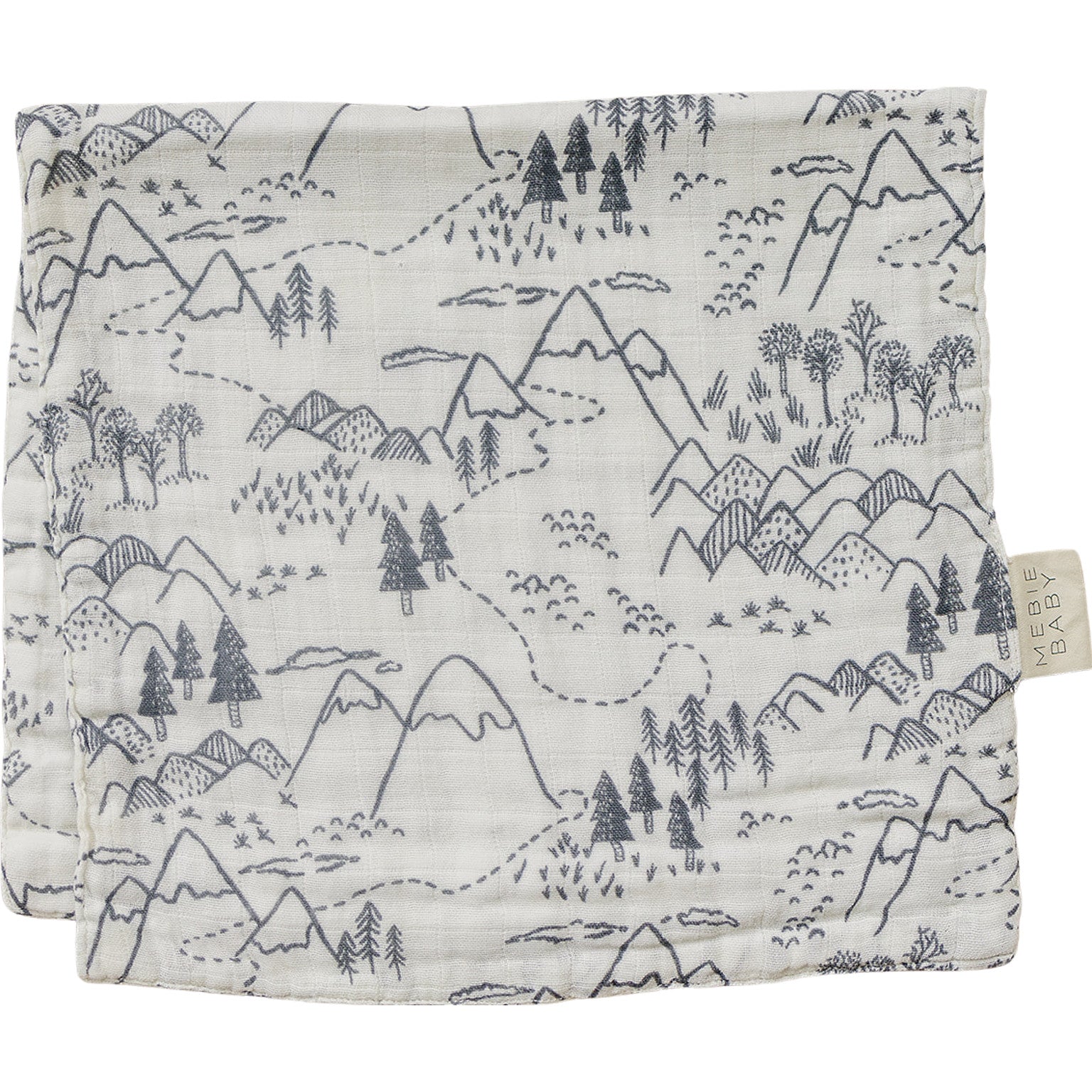 Summit Muslin Burp Cloth  Mebie Baby