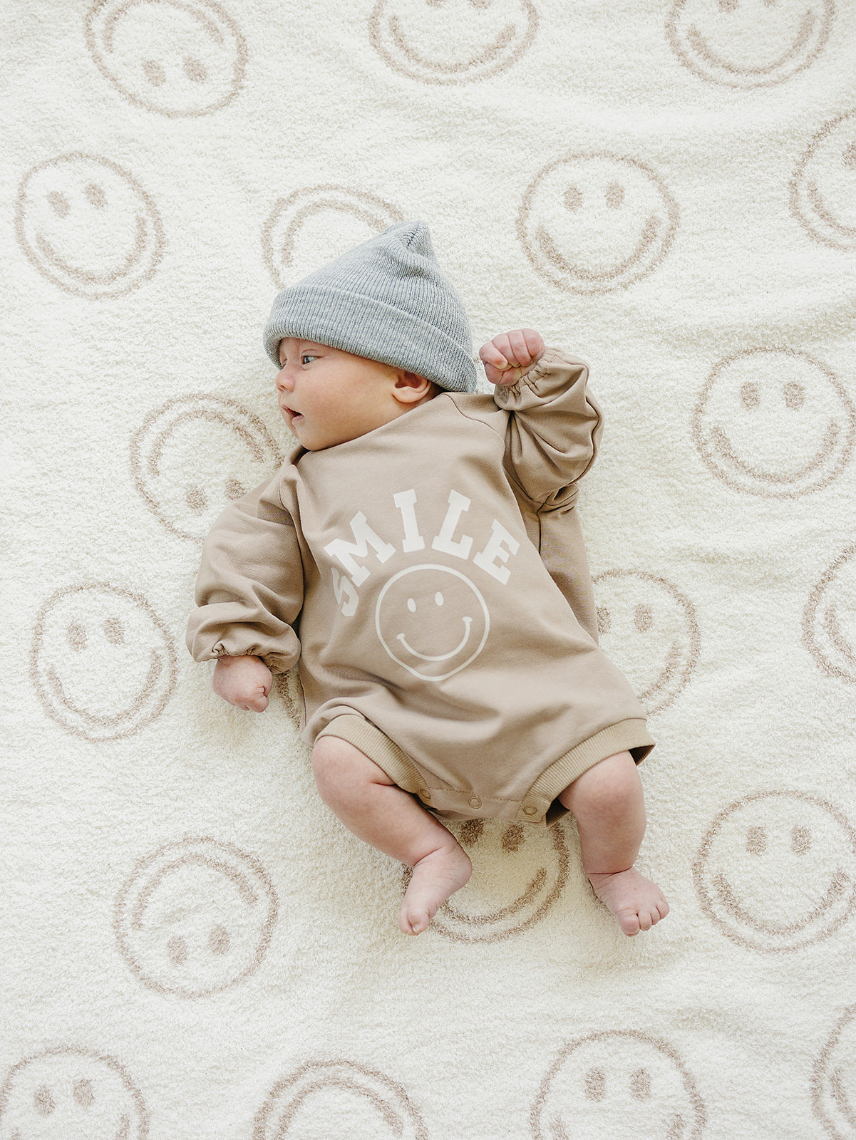 Smile French Terry Bodysuit Mebie Baby