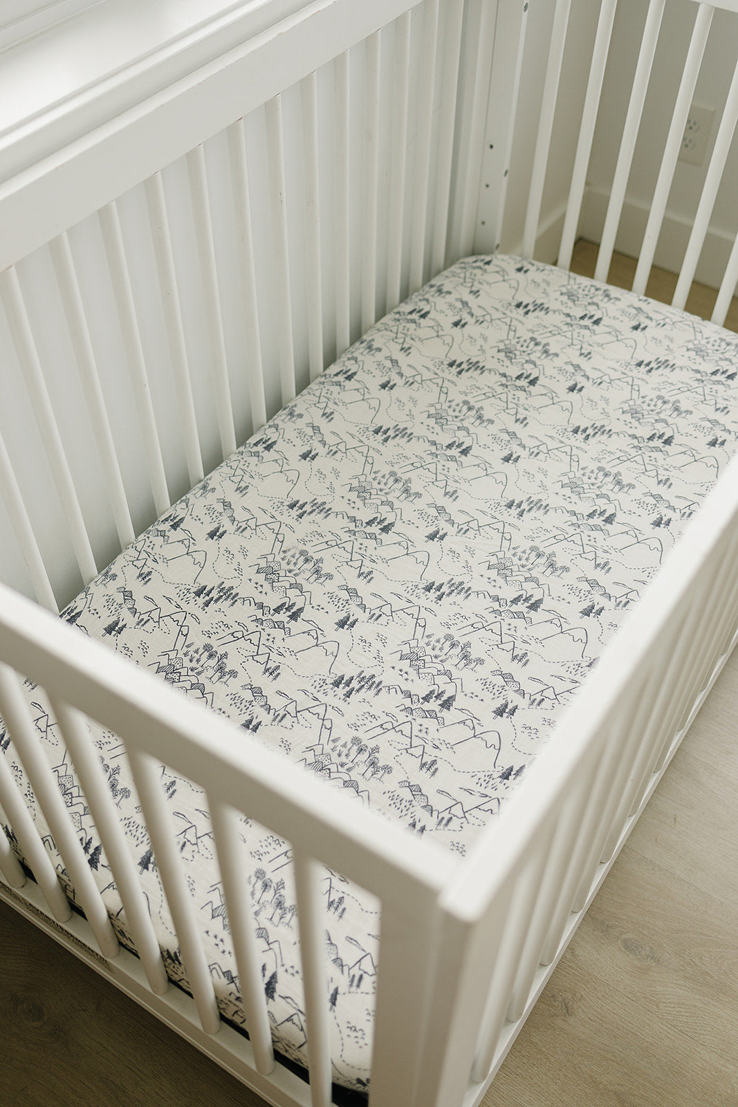Summit Muslin Crib Sheet  Mebie Baby