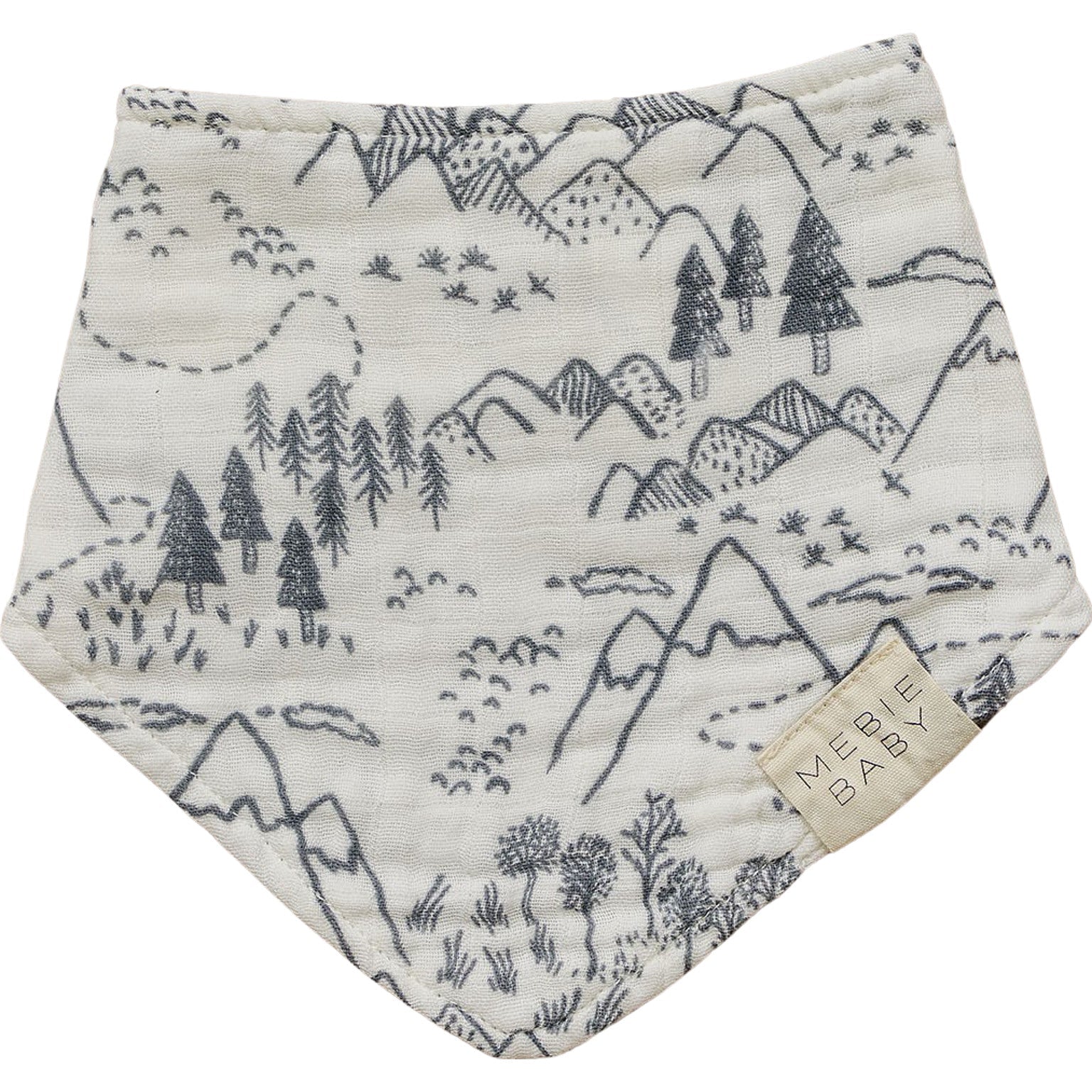 Summit Muslin Bib  Mebie Baby