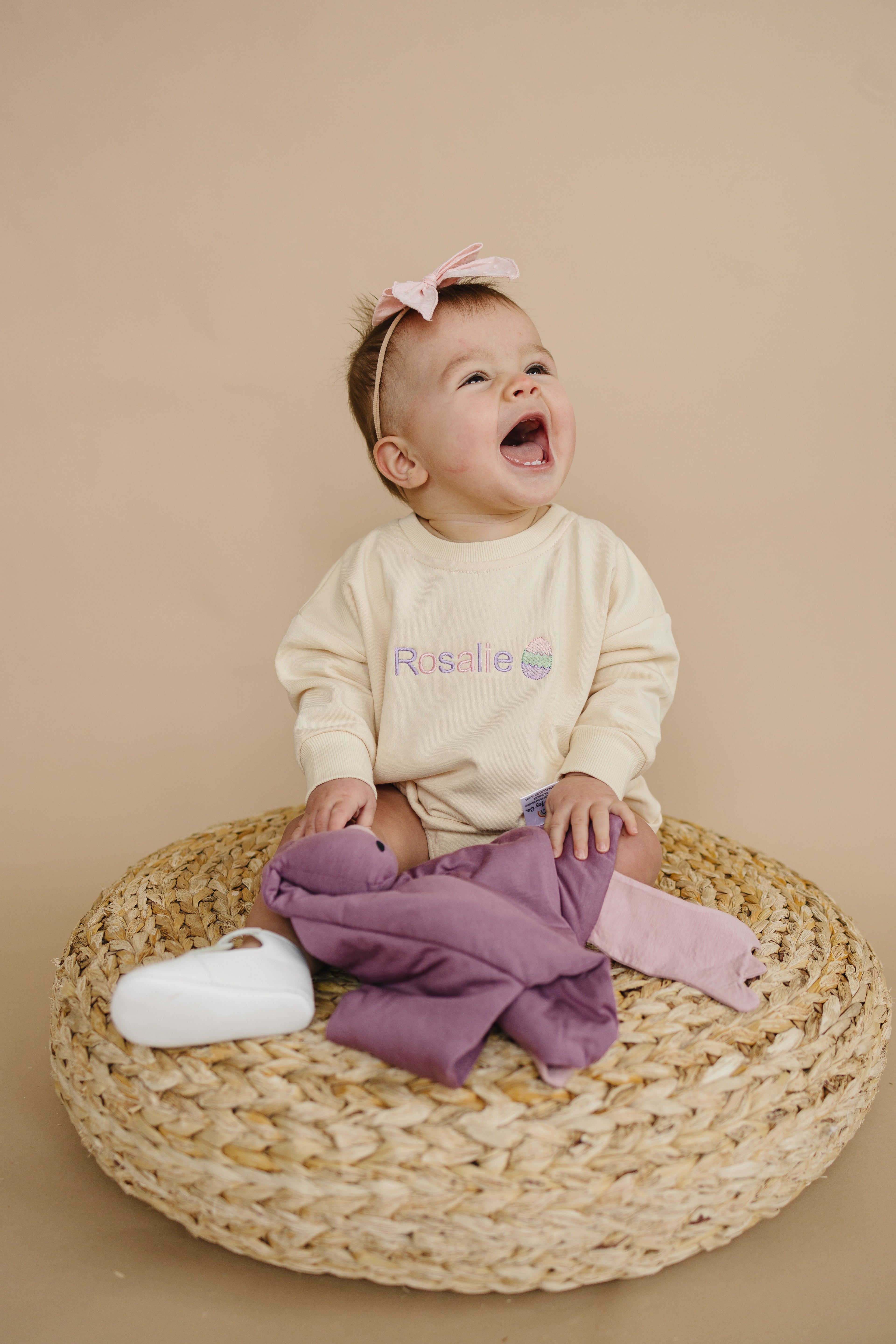 Custom Embroidered Bamboo Duck Lovey - XL Plush