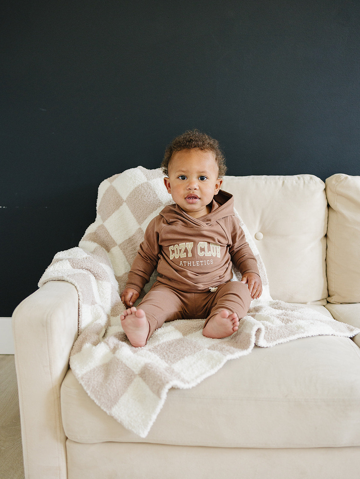 Cozy Club Hooded French Terry Set Mebie Baby