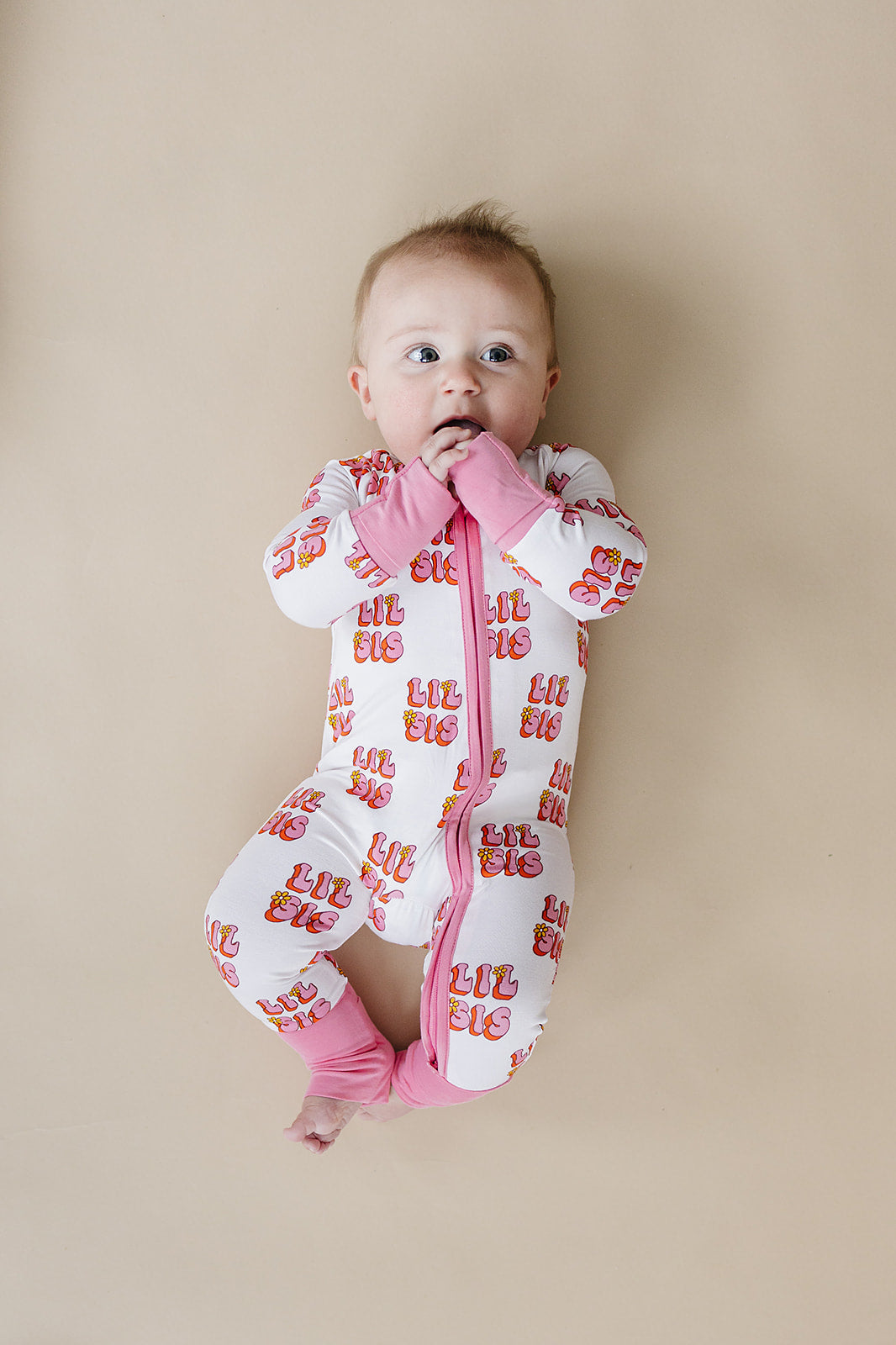 Bamboo Zip Romper | Lil Sis