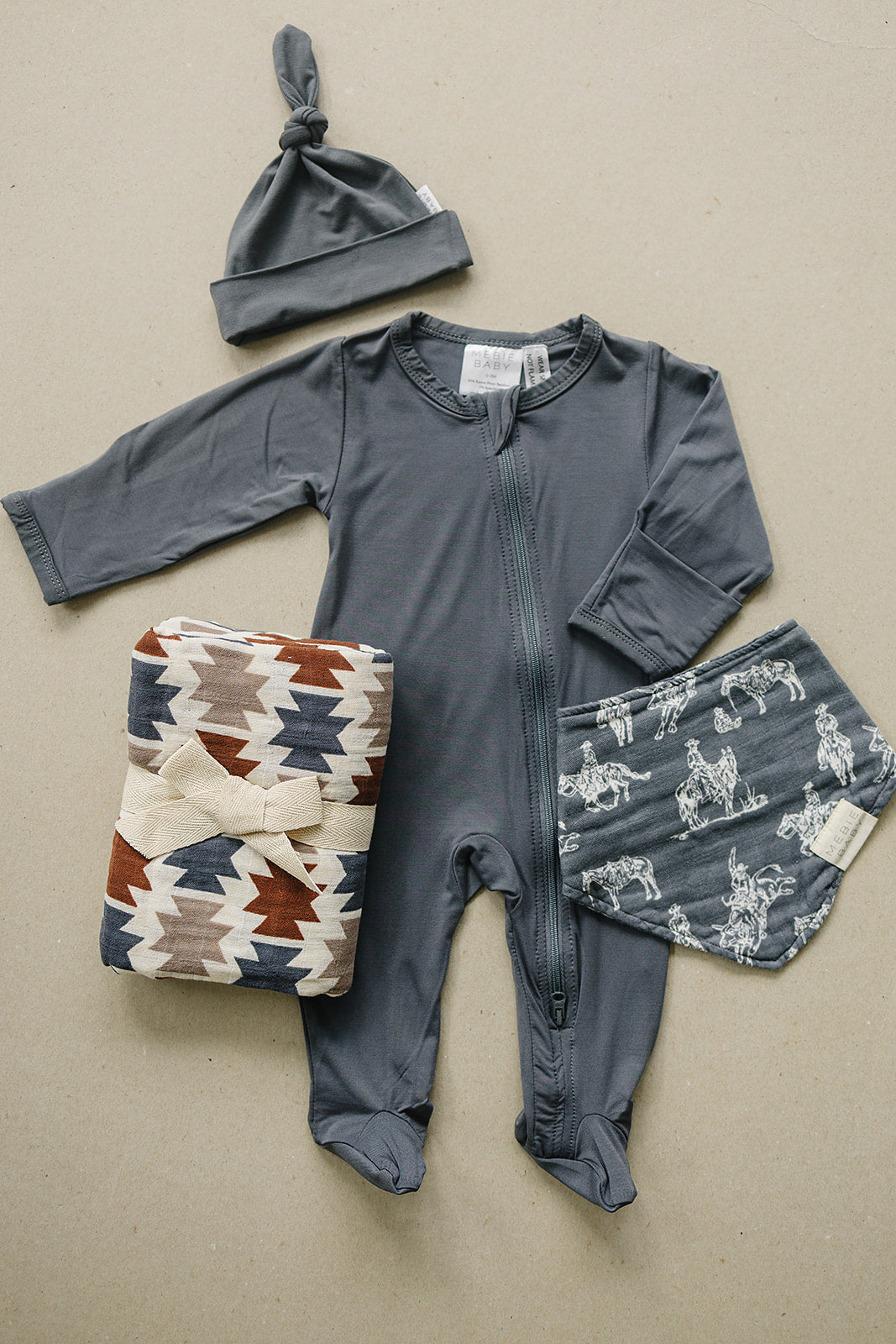Western Aztec Muslin Swaddle Blanket Mebie Baby