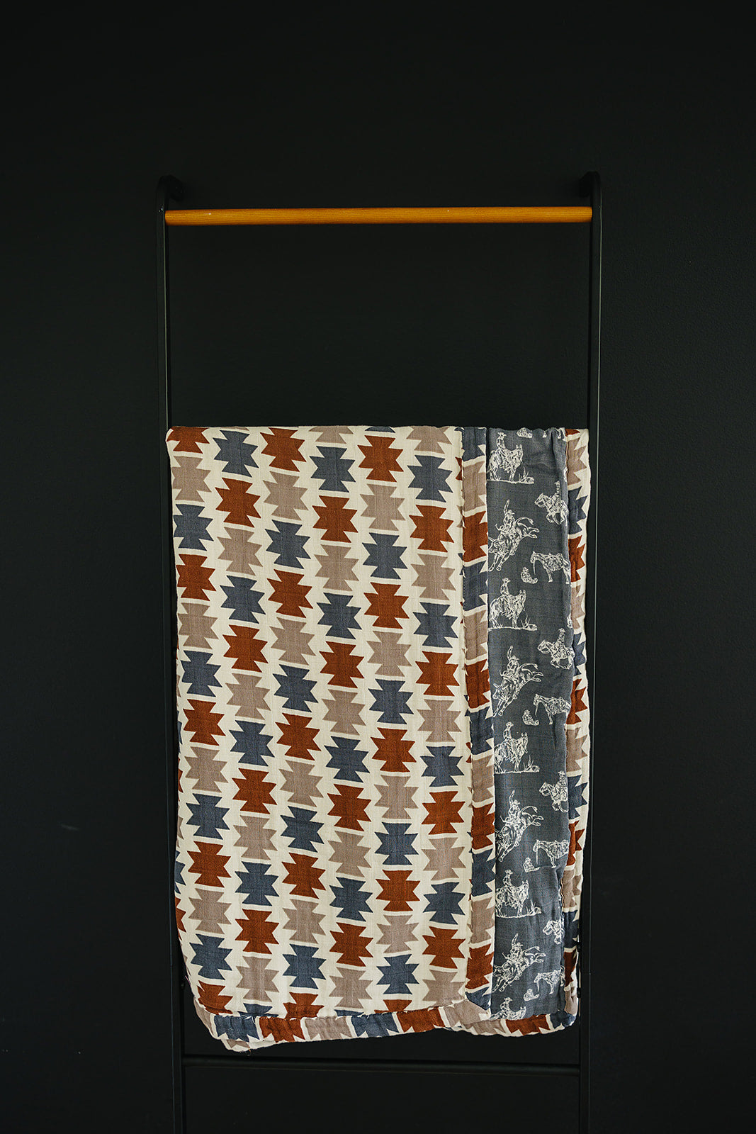 Western Aztec + Wild West Muslin Quilt Mebie Baby