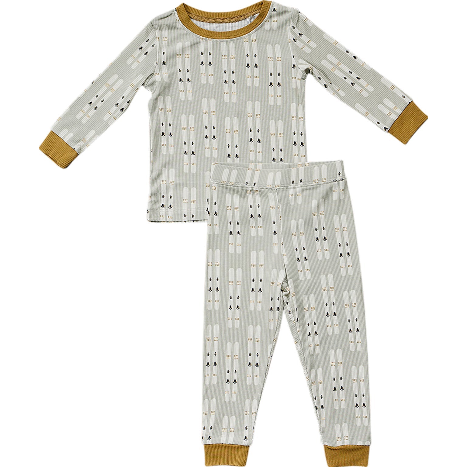 Ski Ribbed Bamboo Cozy Set  Mebie Baby