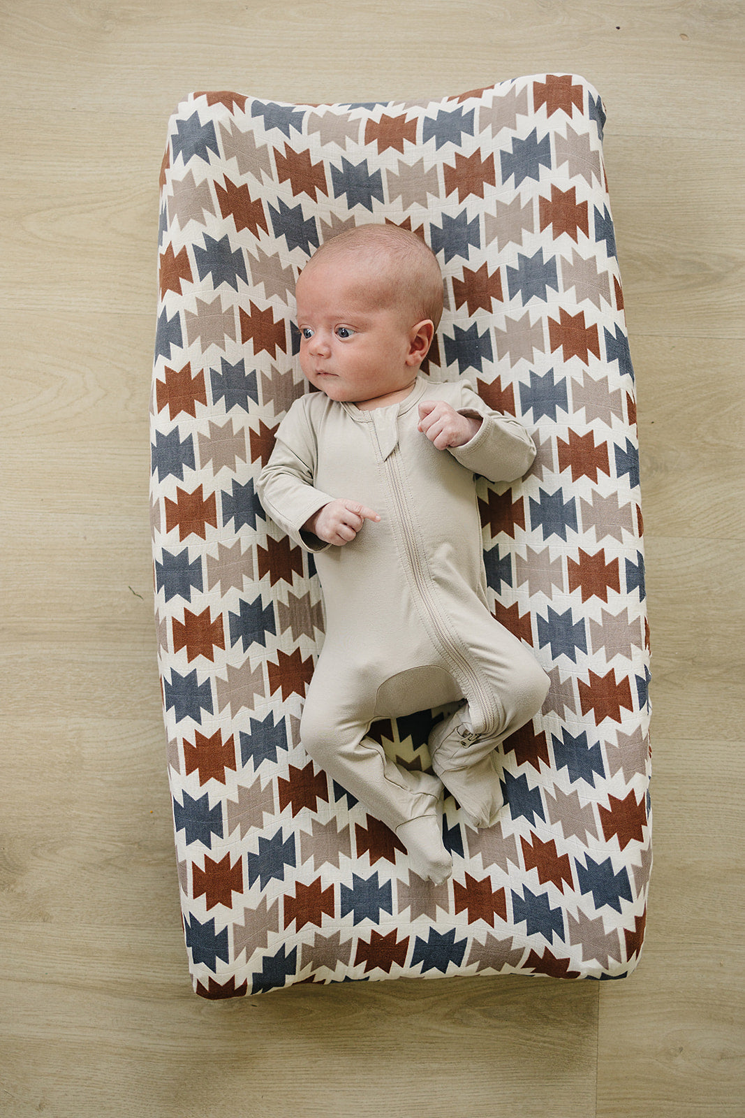 Western Aztec Muslin Changing Pad Cover Mebie Baby