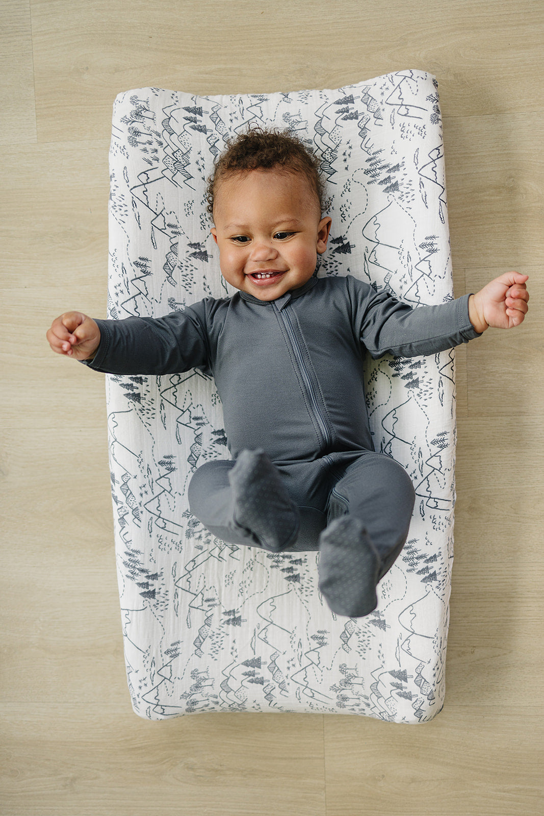 Summit Muslin Changing Pad Cover Mebie Baby