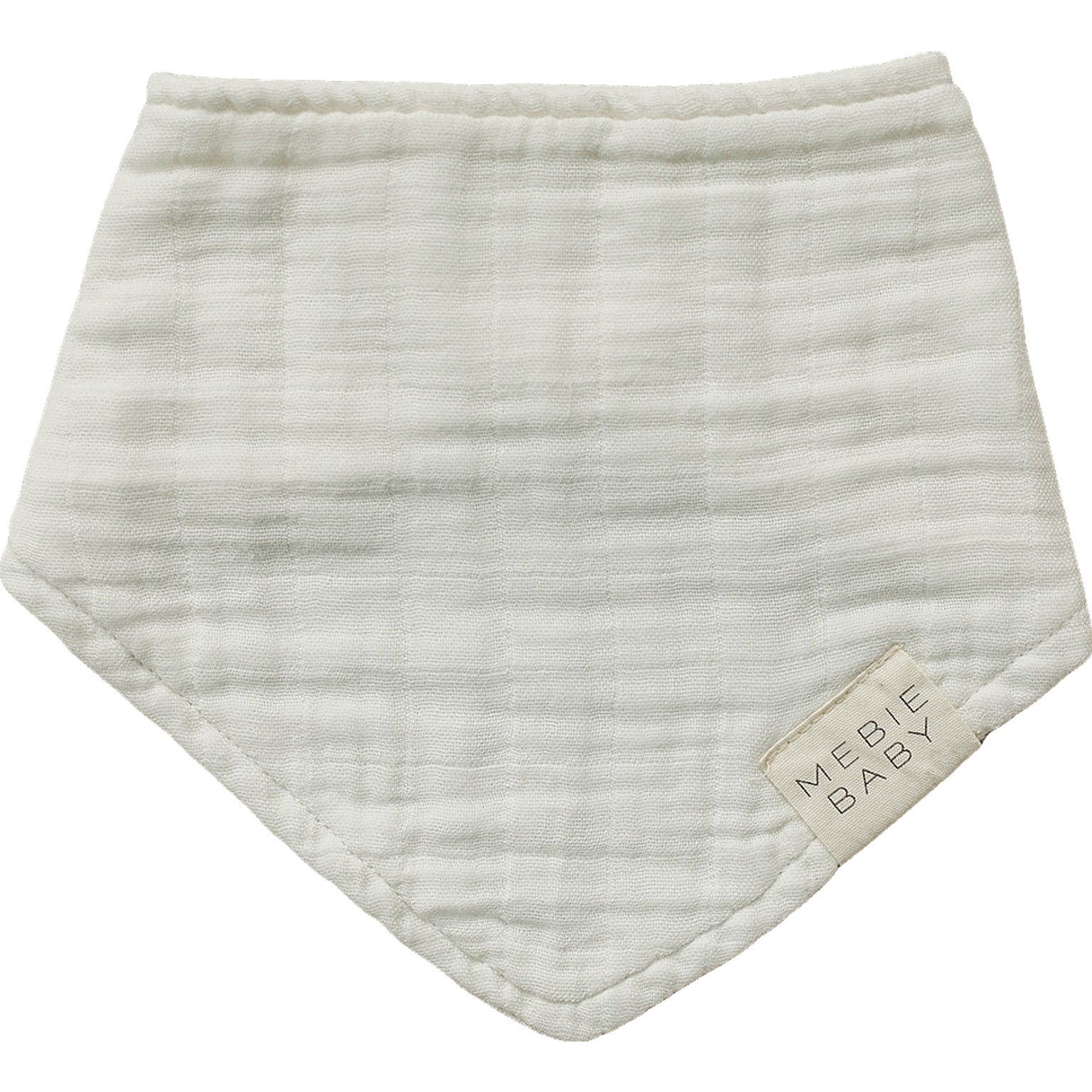 Cream Muslin Bib Mebie Baby