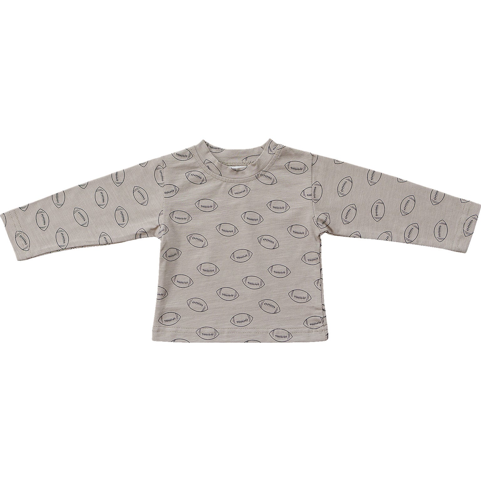 Football Long Sleeve Cotton Tee Mebie Baby