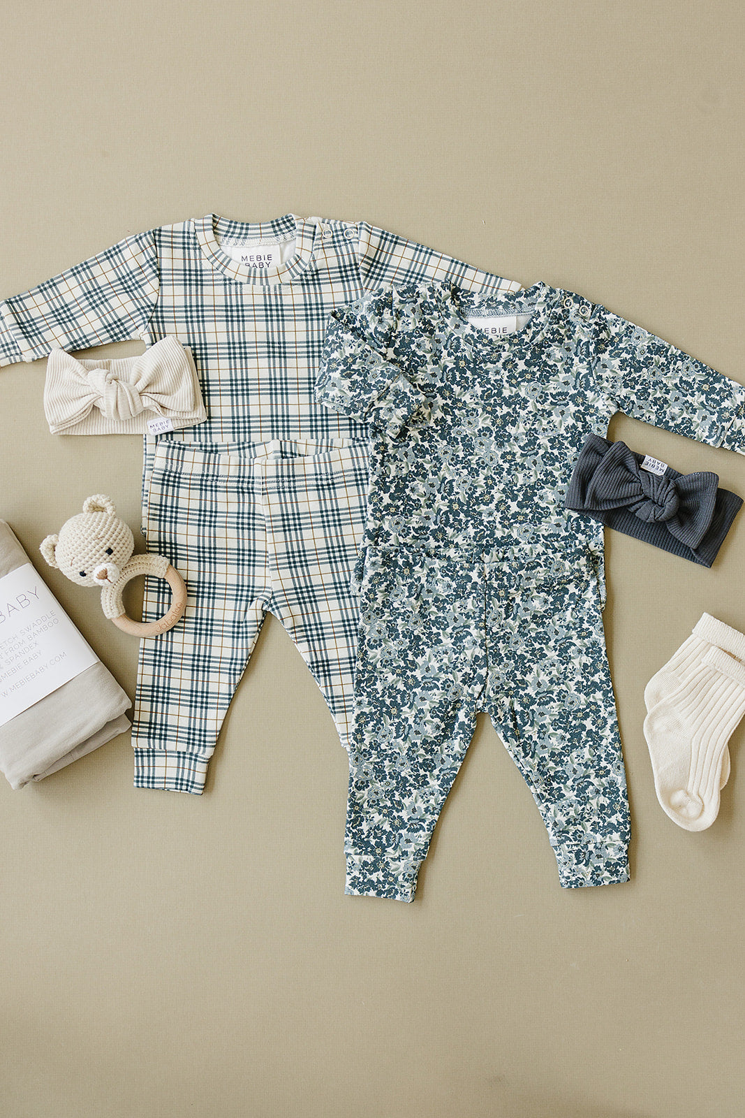 Plaid Cozy Set Mebie Baby
