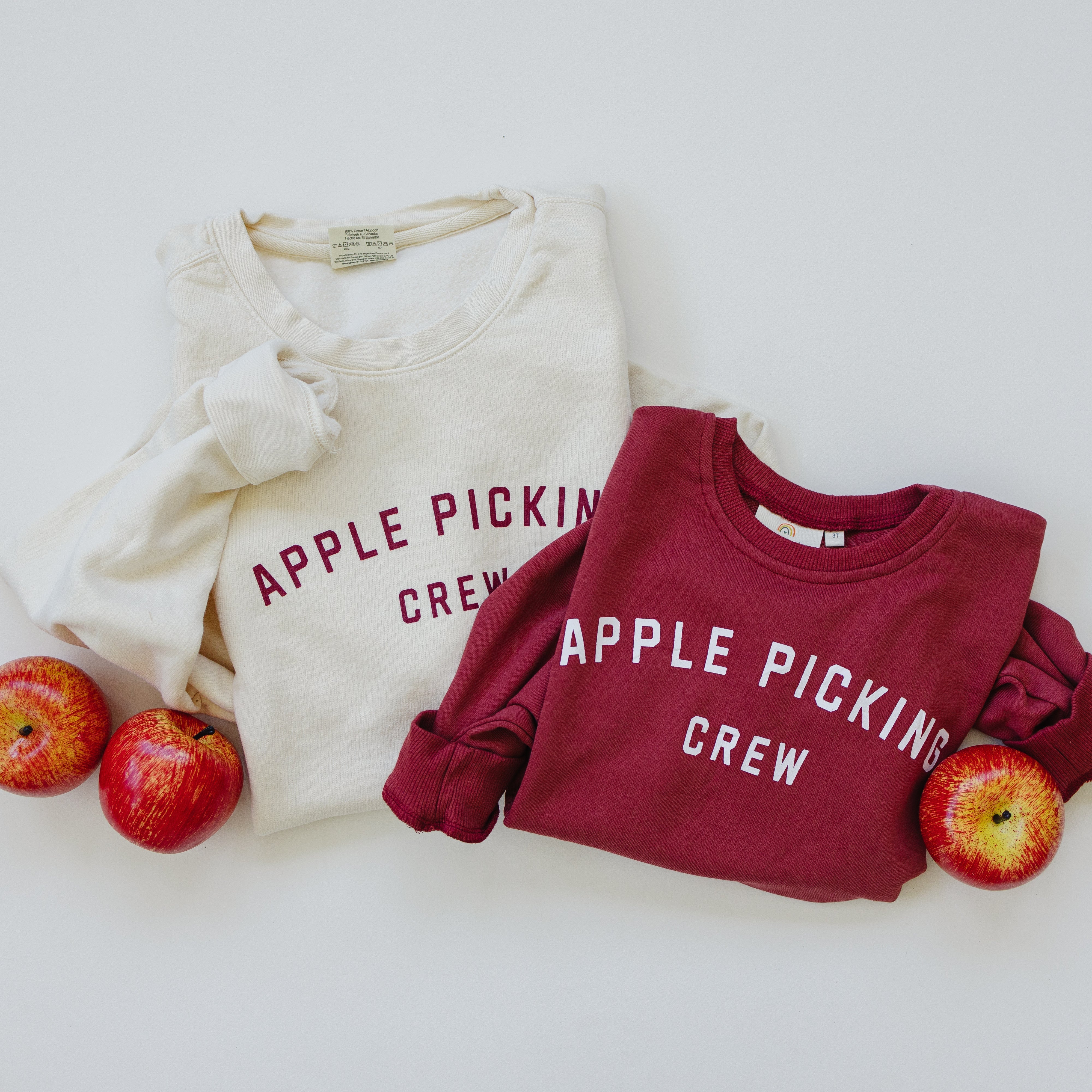 Adult 'Apple Picking Crew' Comfort Colors Crewneck Sweatshirt