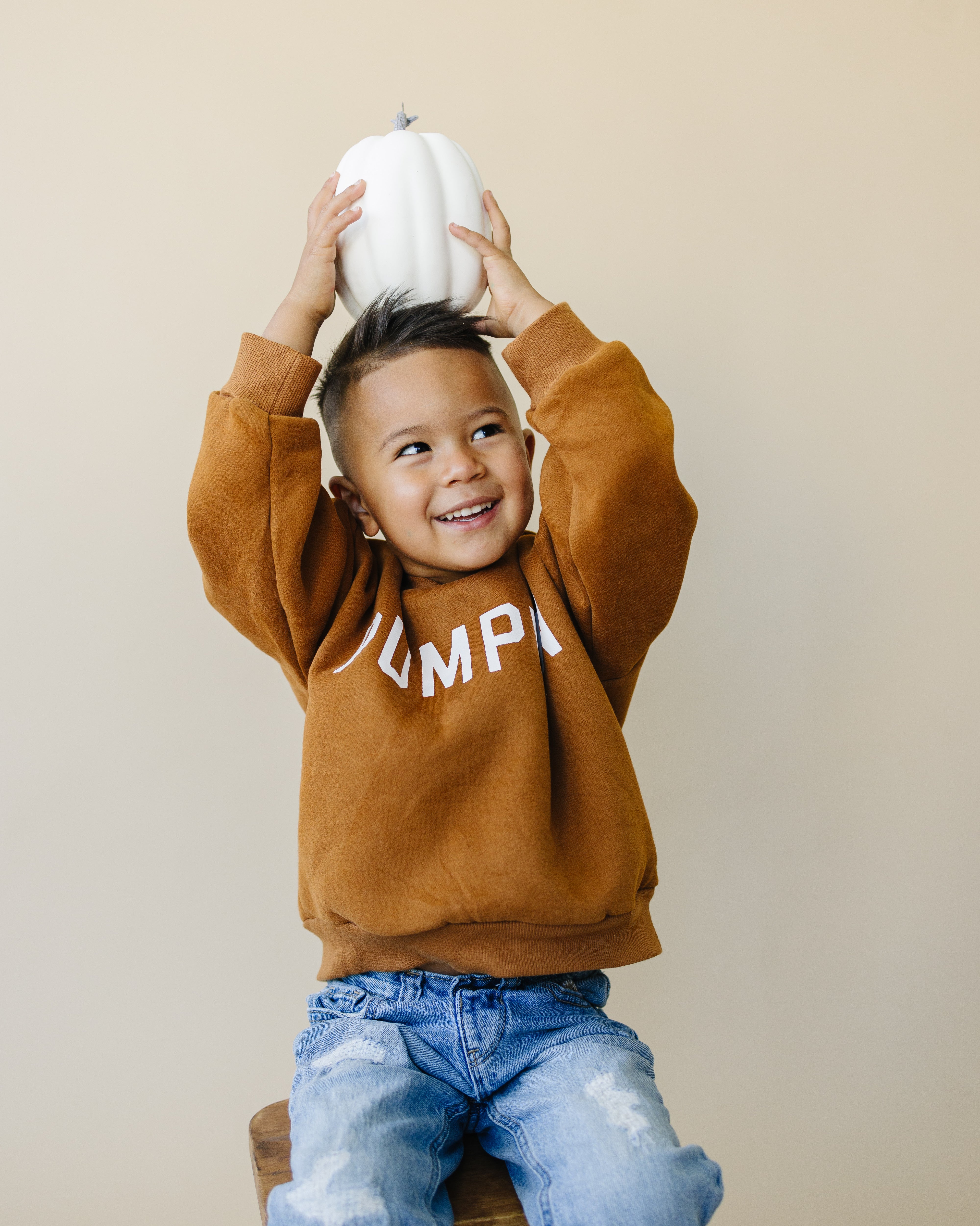 Pumpkin Crewneck Sweatshirt