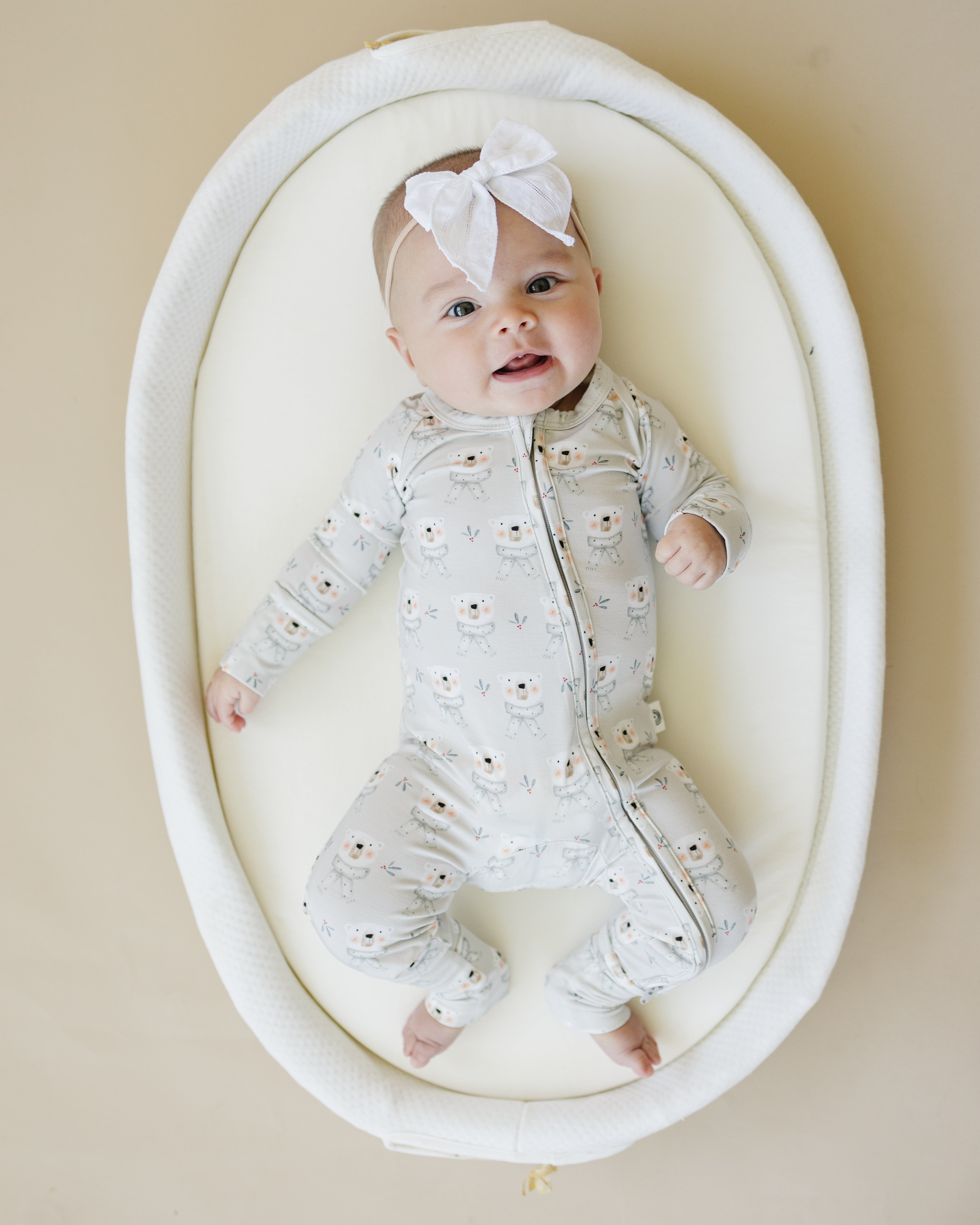 Polar Bear Zippy Romper
