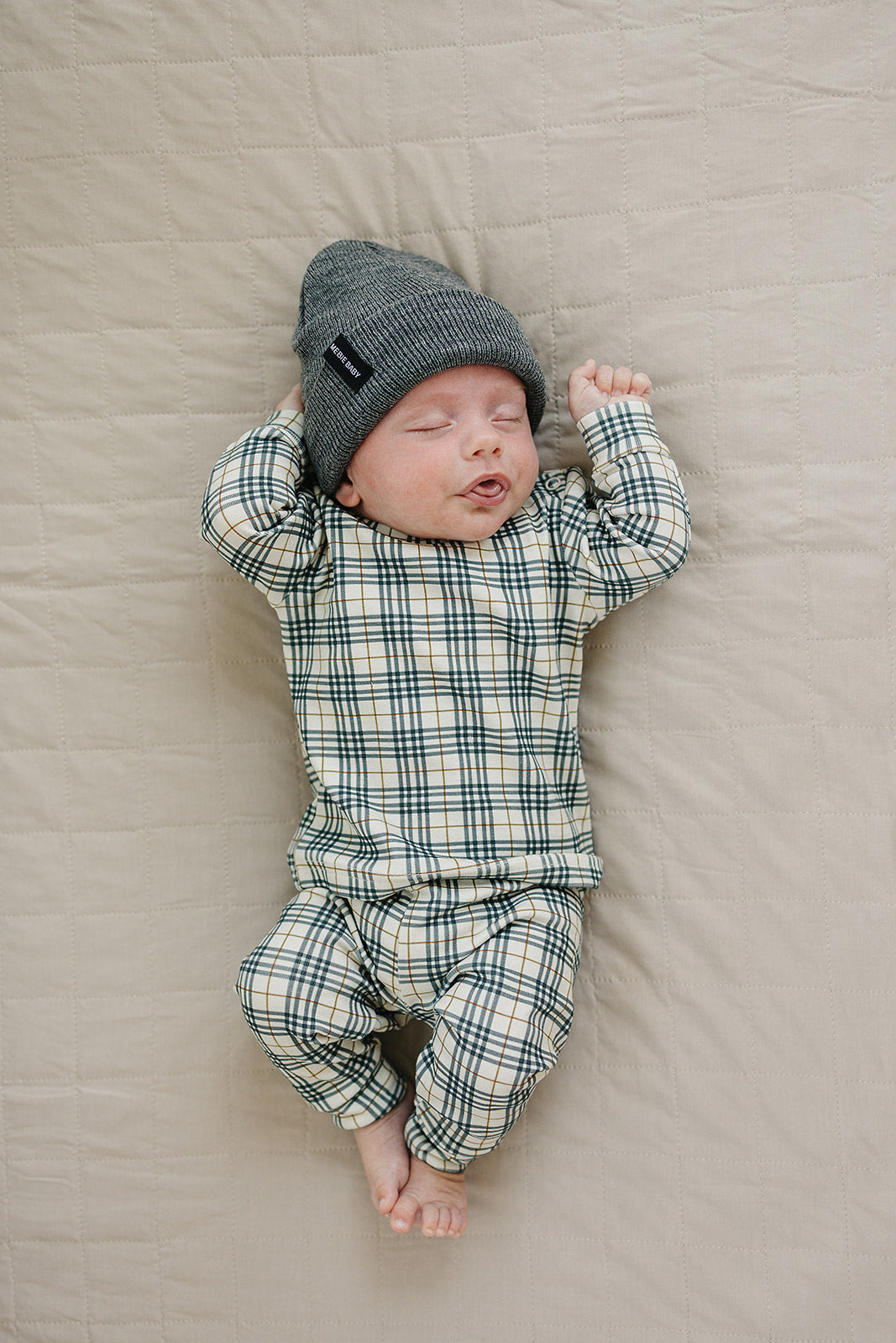 Plaid Cozy Set Mebie Baby