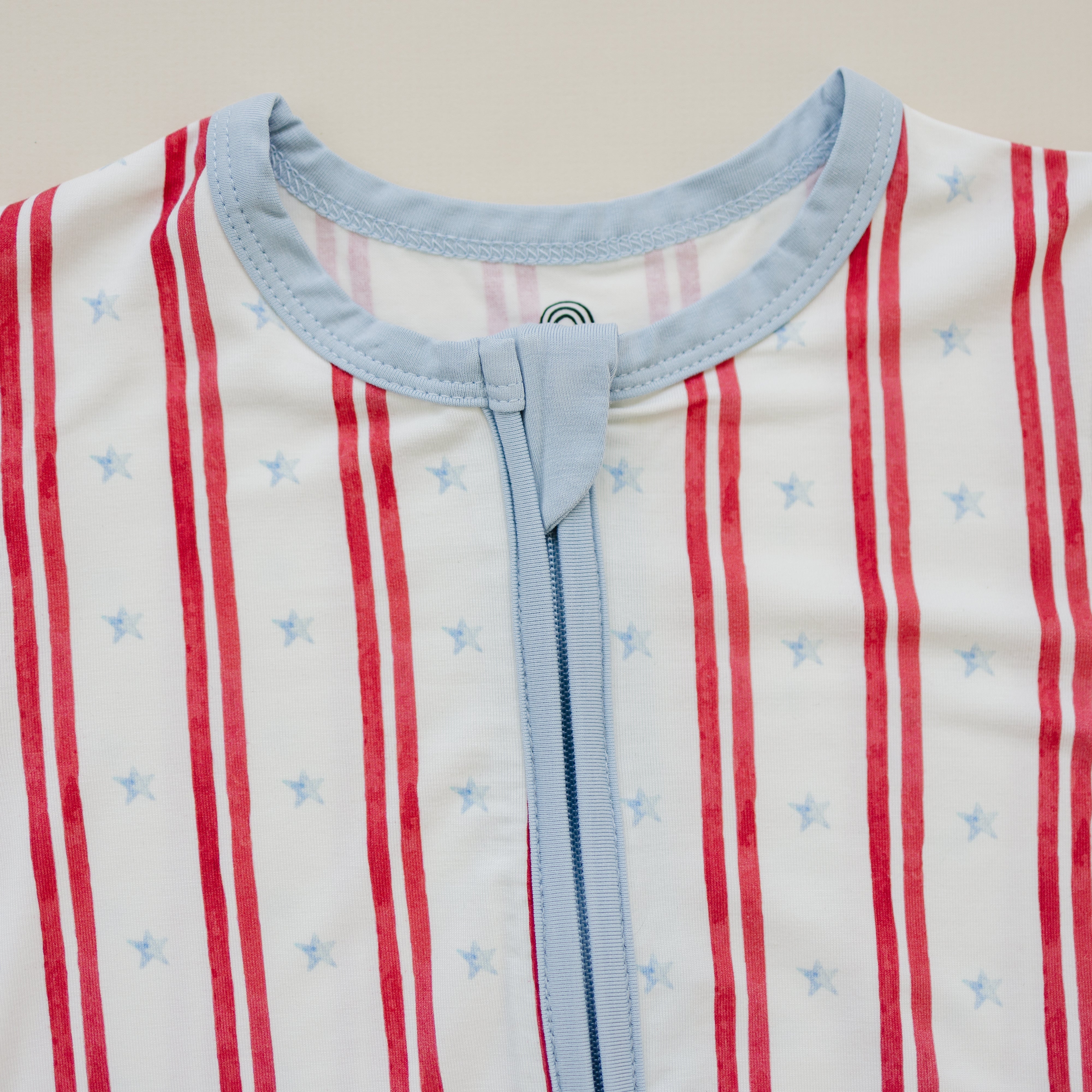 Stars & Stripes Bamboo Shorty Romper
