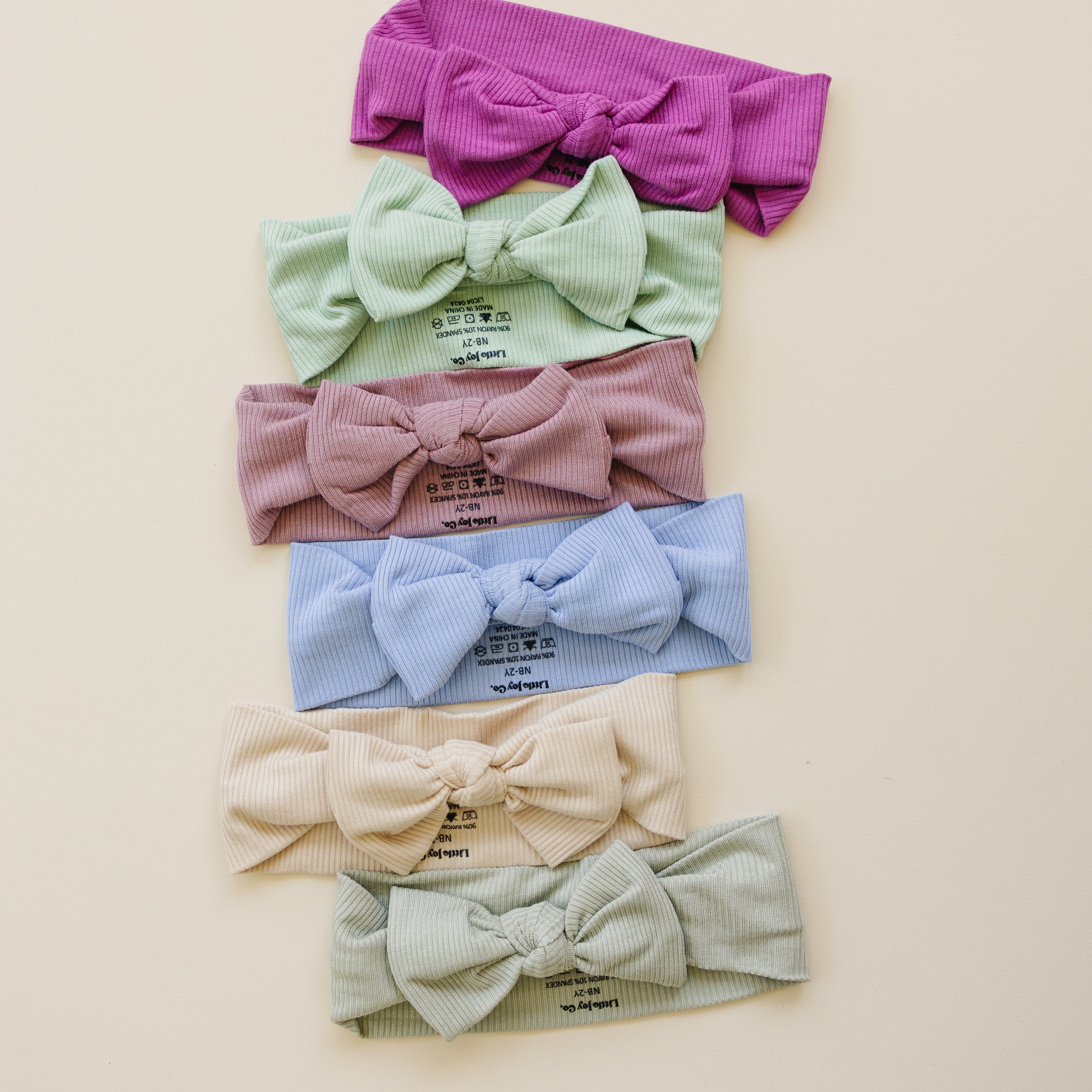 Solid Ribbed Bamboo Headband - more colors