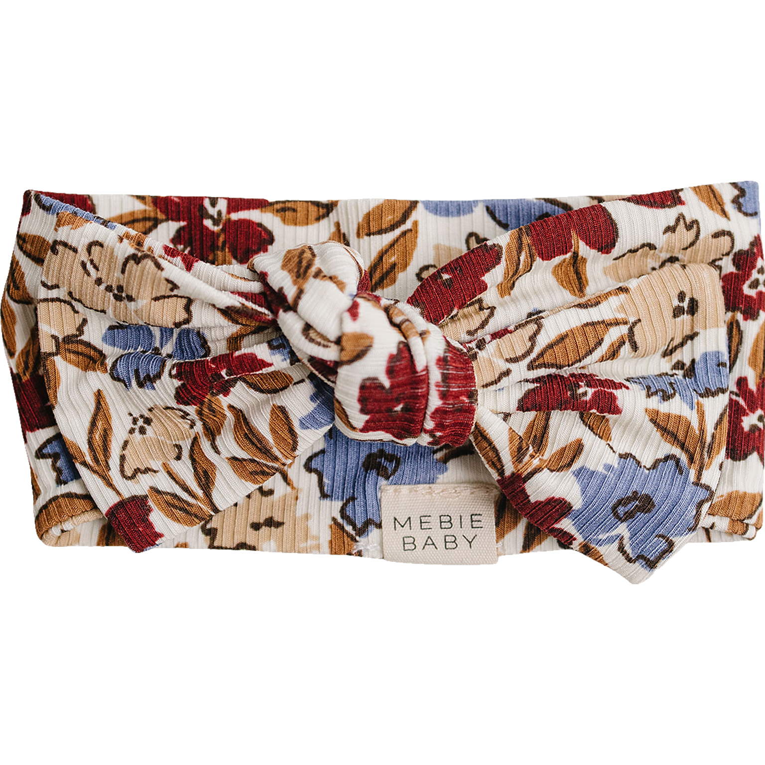 Desert Floral Ribbed Bamboo Head Wrap