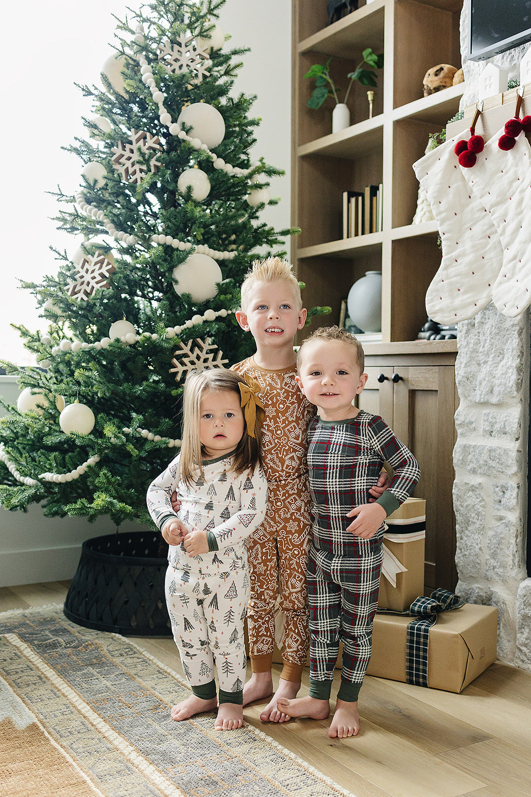 Green Plaid Bamboo Cozy Set  Mebie Baby