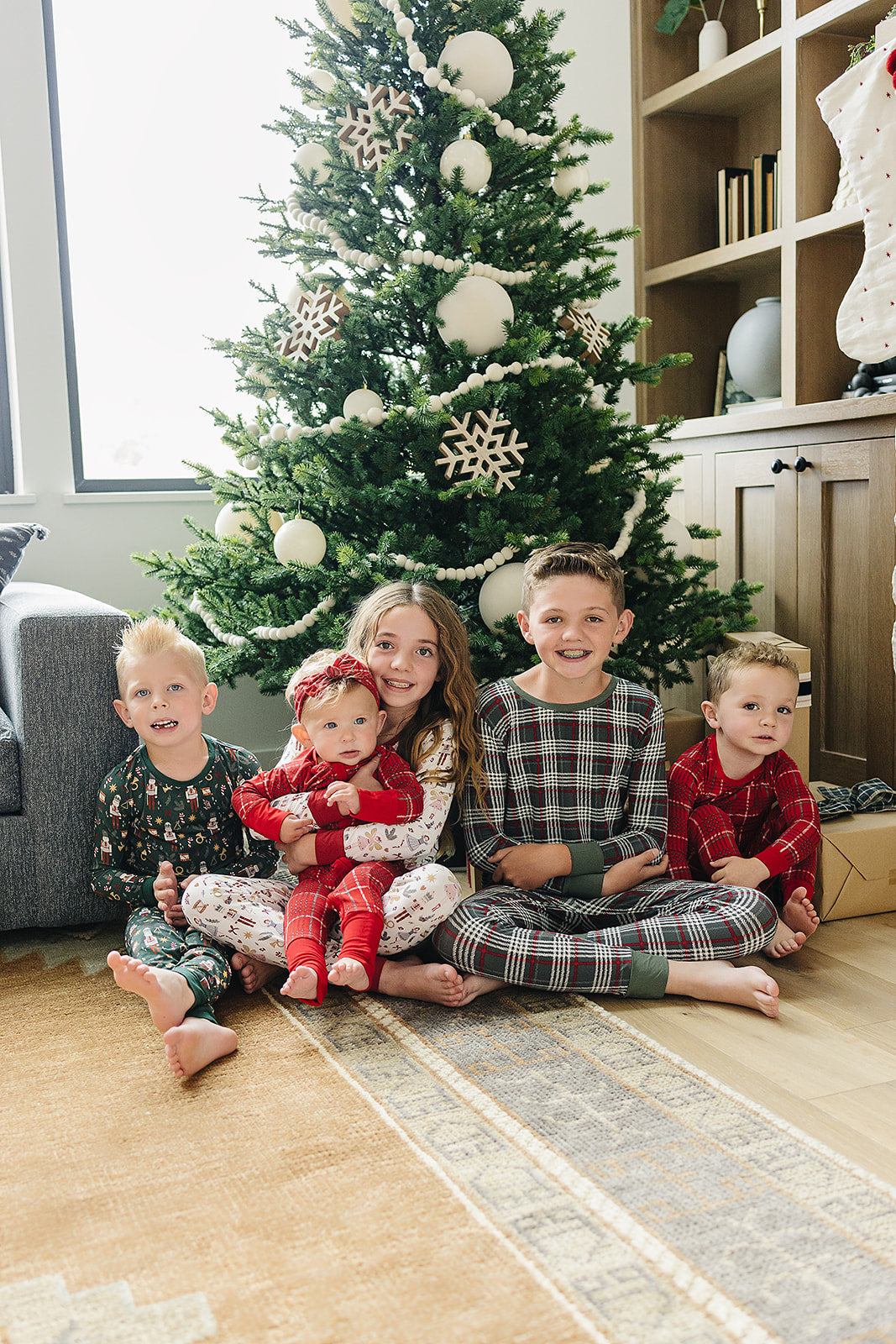 Red Plaid Bamboo Cozy Set  Mebie Baby