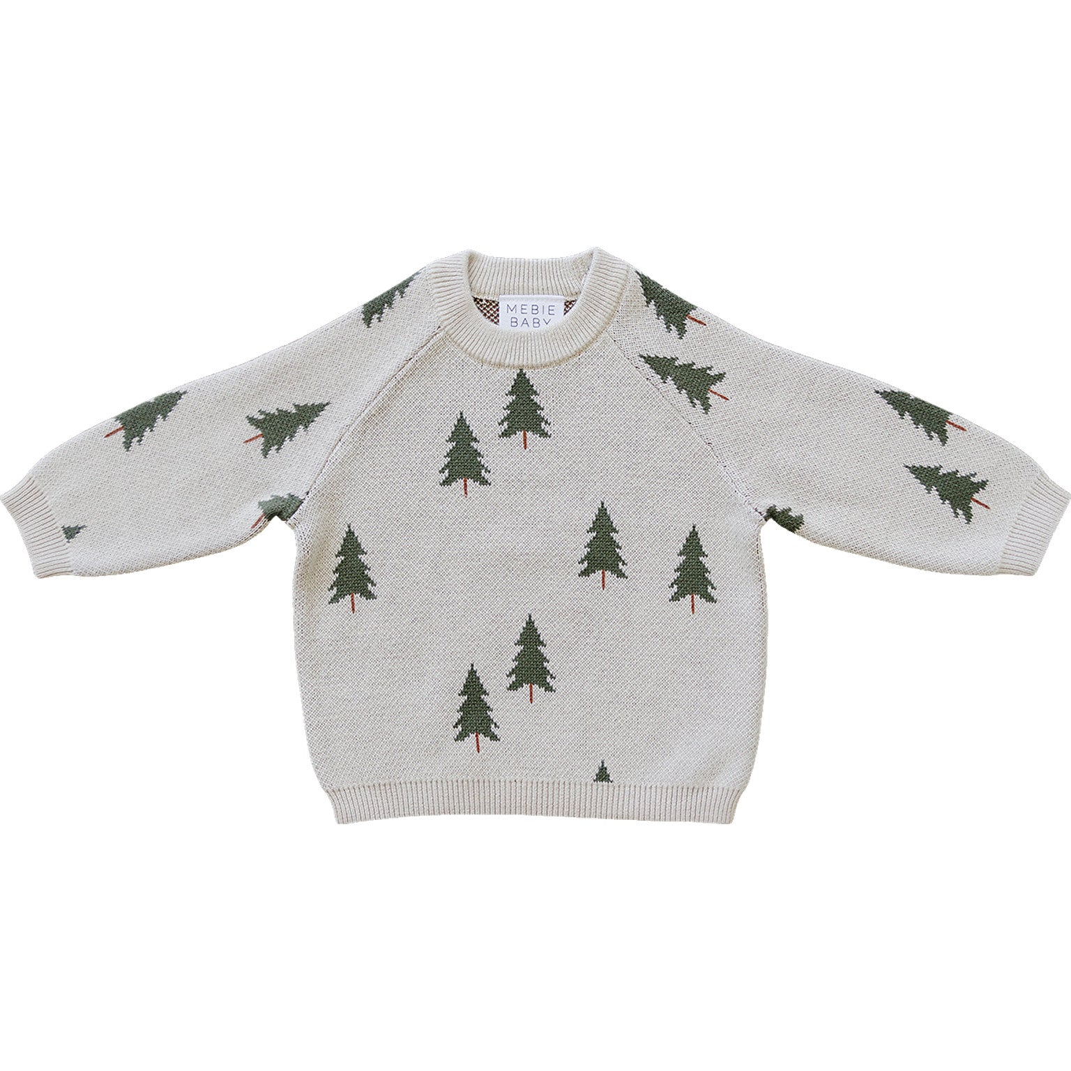 Pine Tree Knit Sweater Mebie Baby