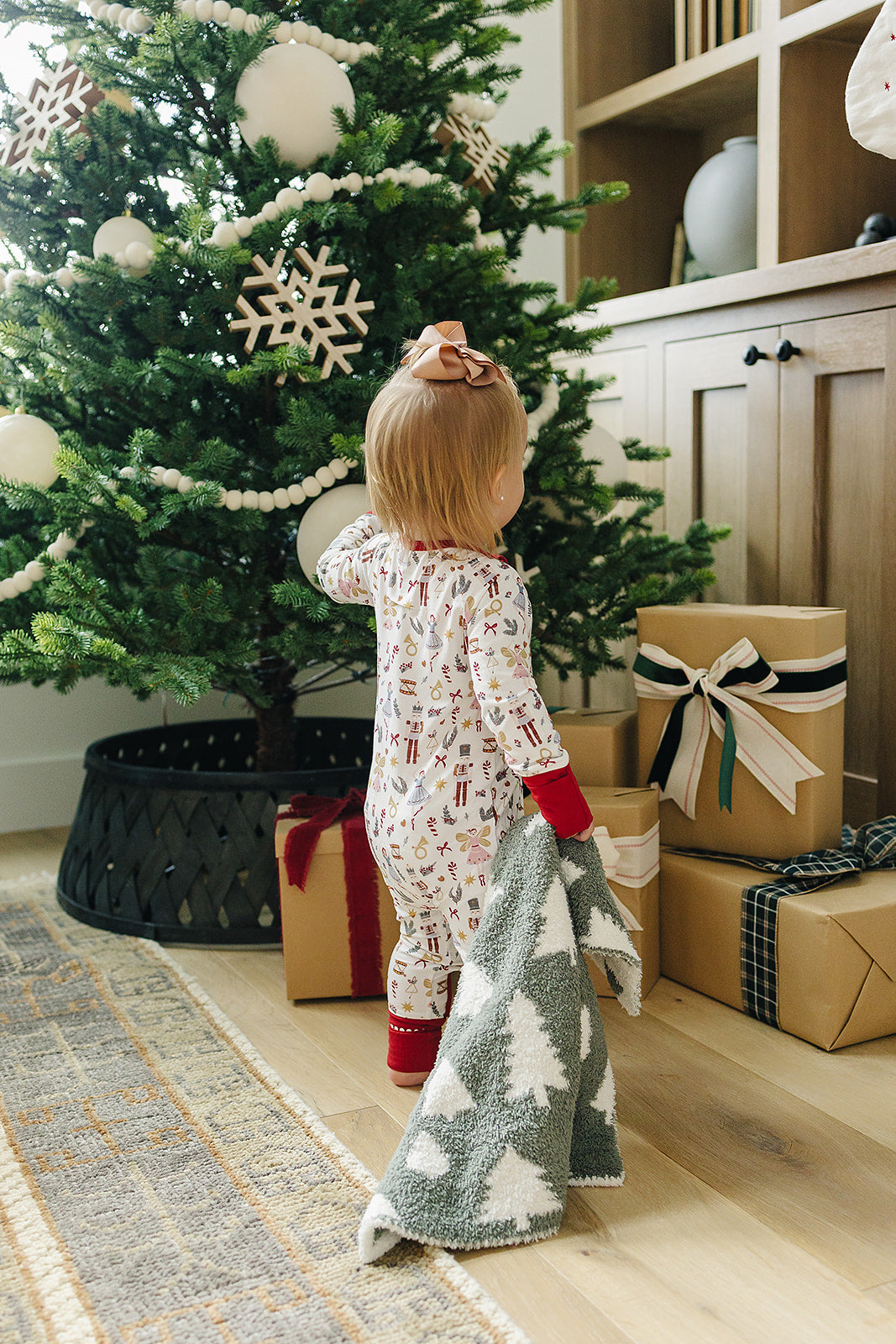 Red Nutcracker Bamboo Zipper  Mebie Baby