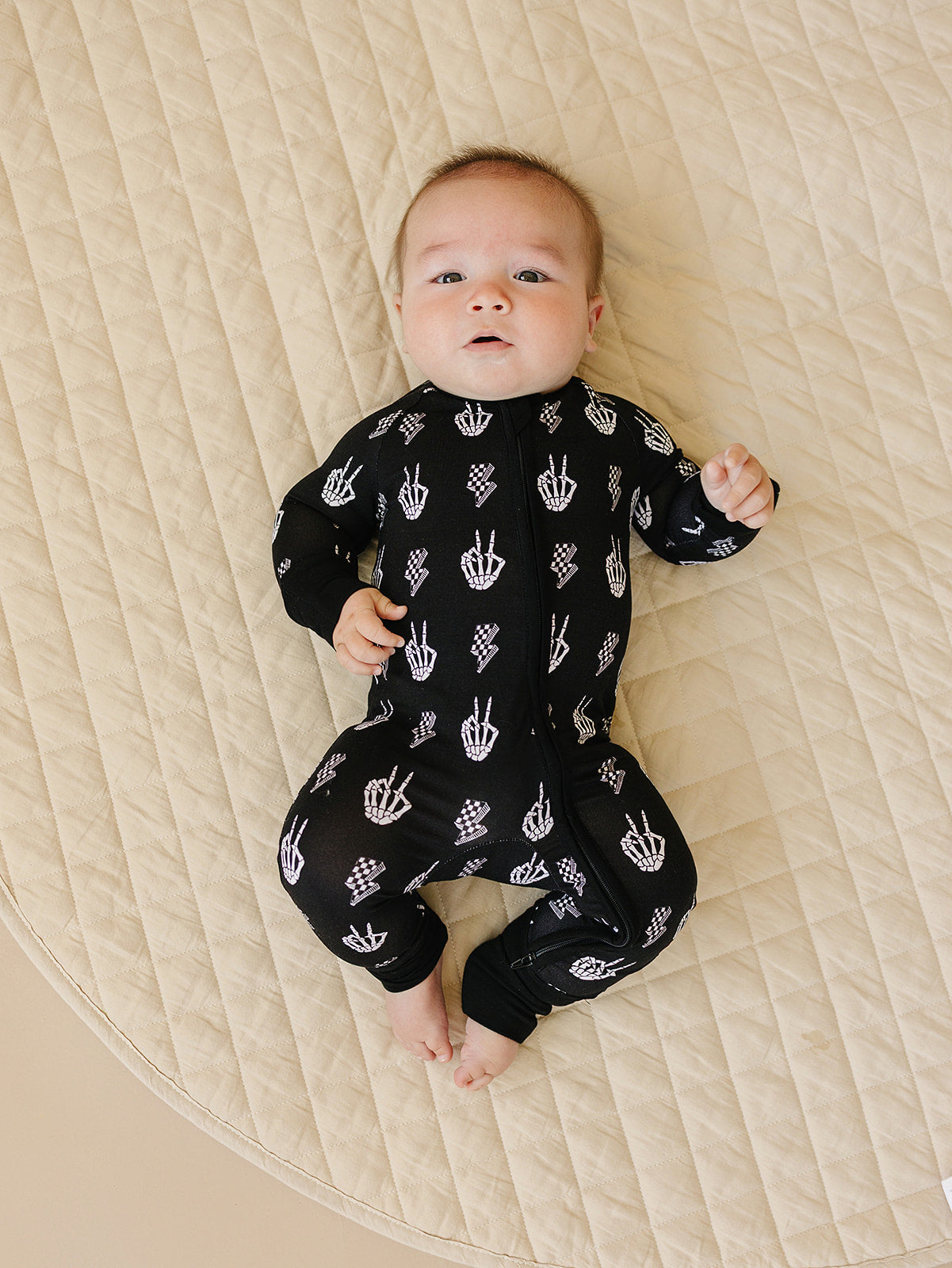 Bamboo Zip Romper | Skelly Vibes
