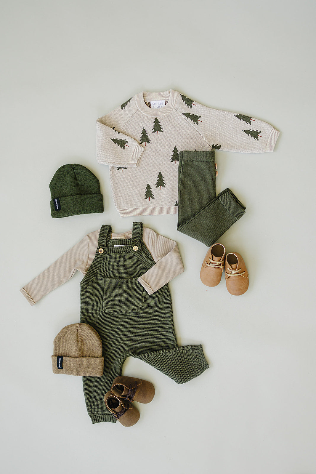 Pine Tree Knit Sweater Mebie Baby