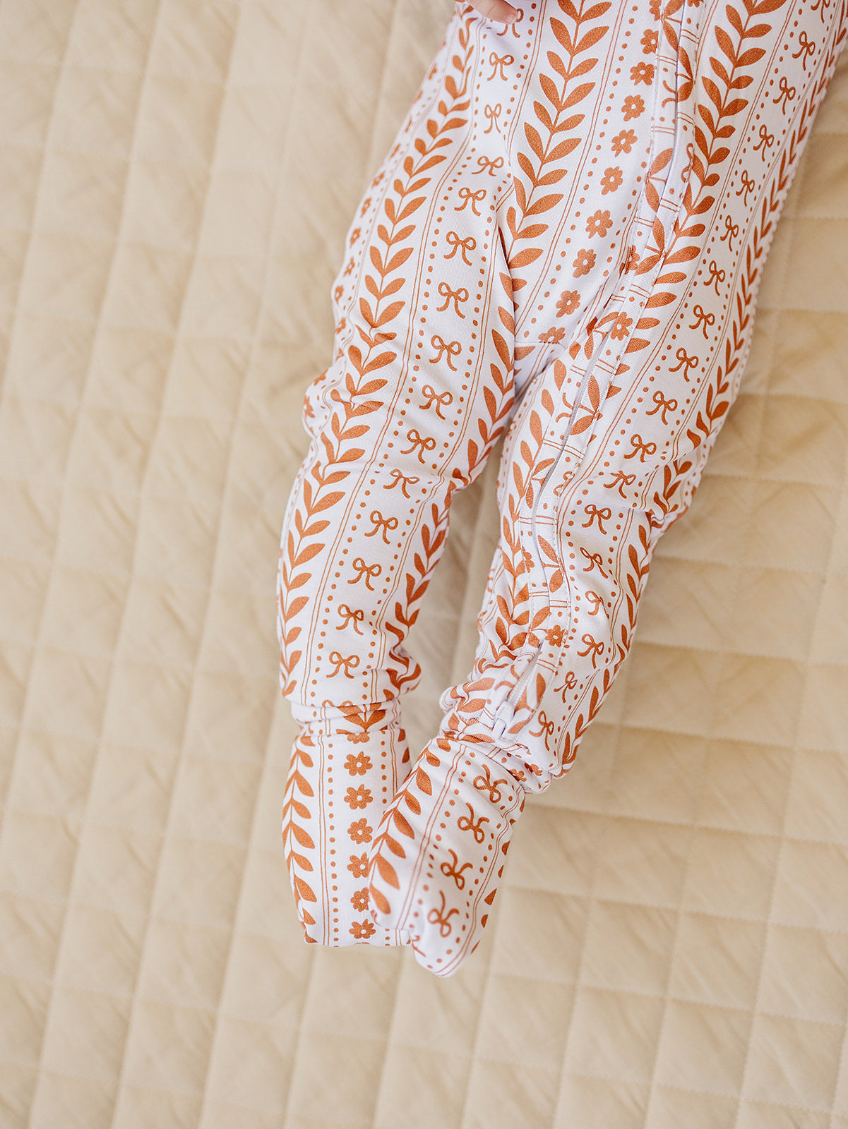 Bamboo Zip Romper | Boho Daisy