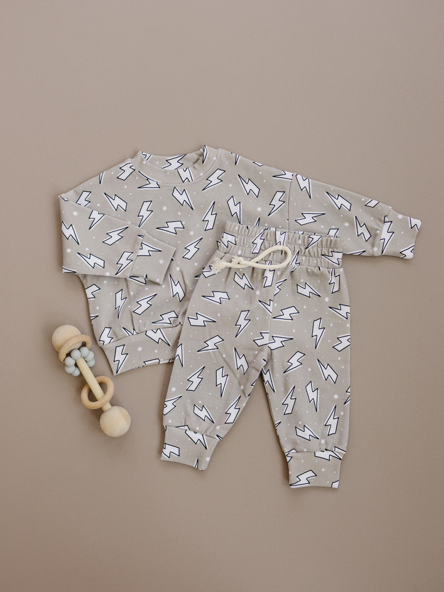 Jogger Set | Latte Bolts