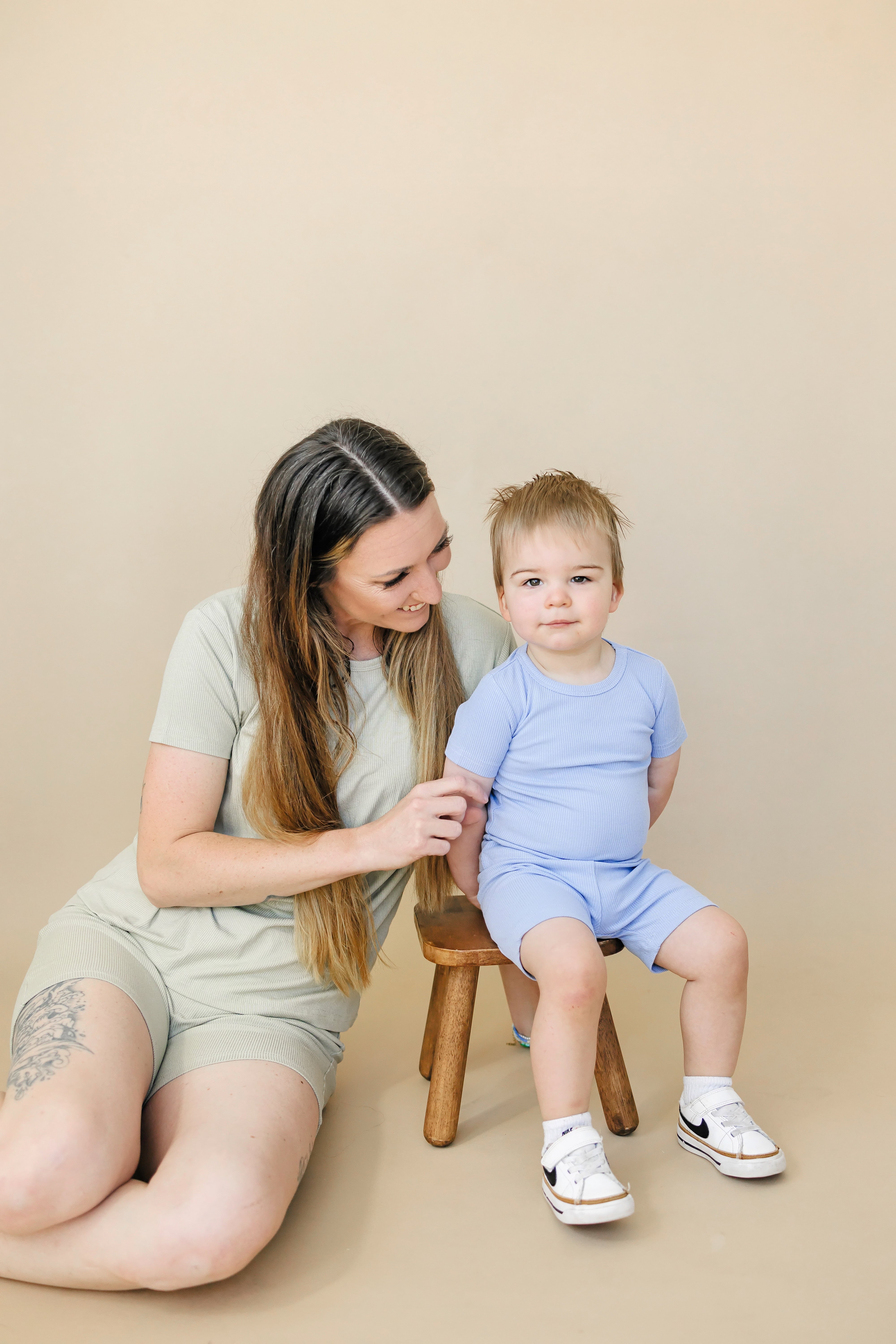 Women's Ribbed Bamboo Pajama Top & Bottoms - sold as separates