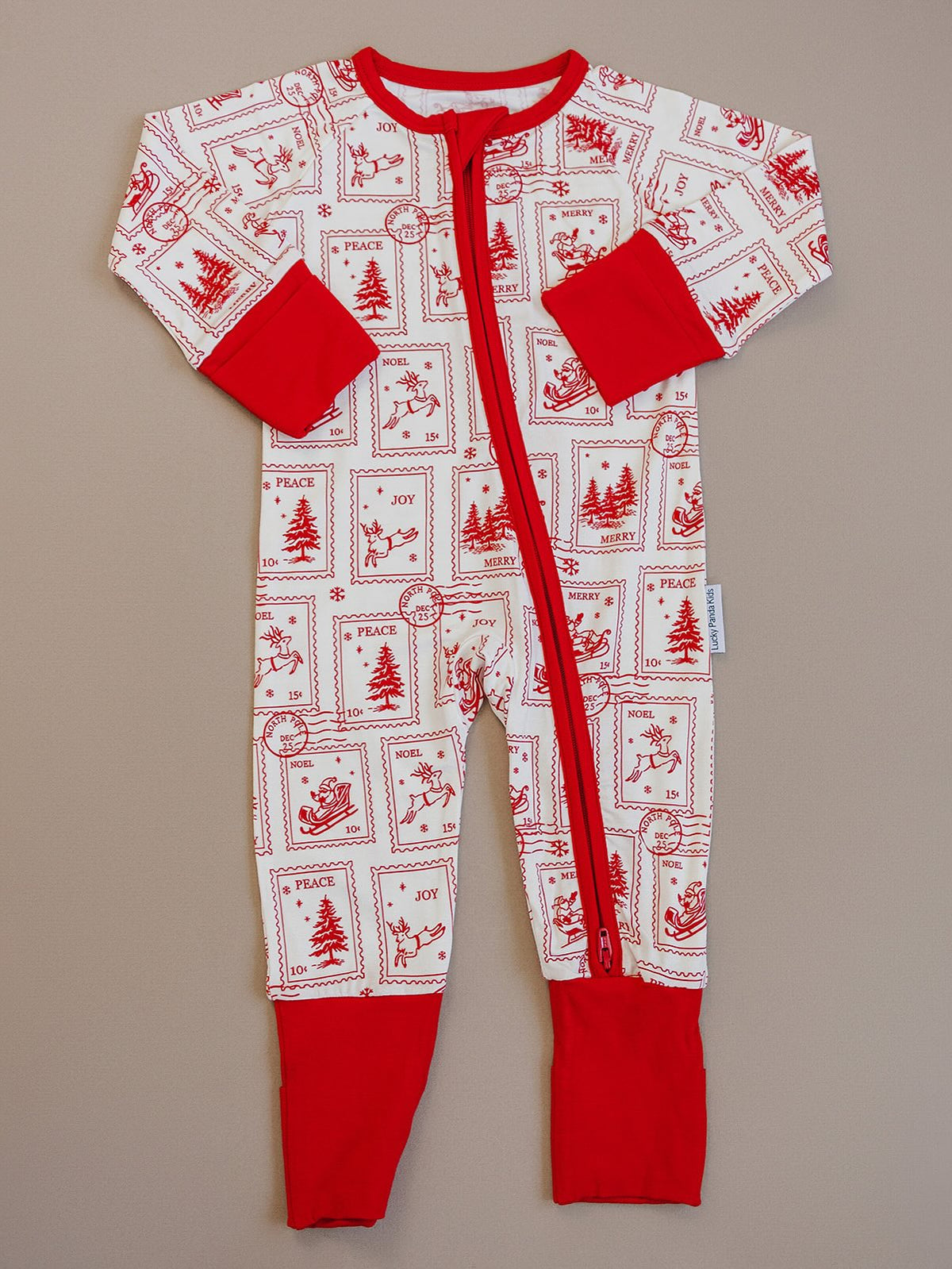 Bamboo Zip Romper | North Pole Stamps