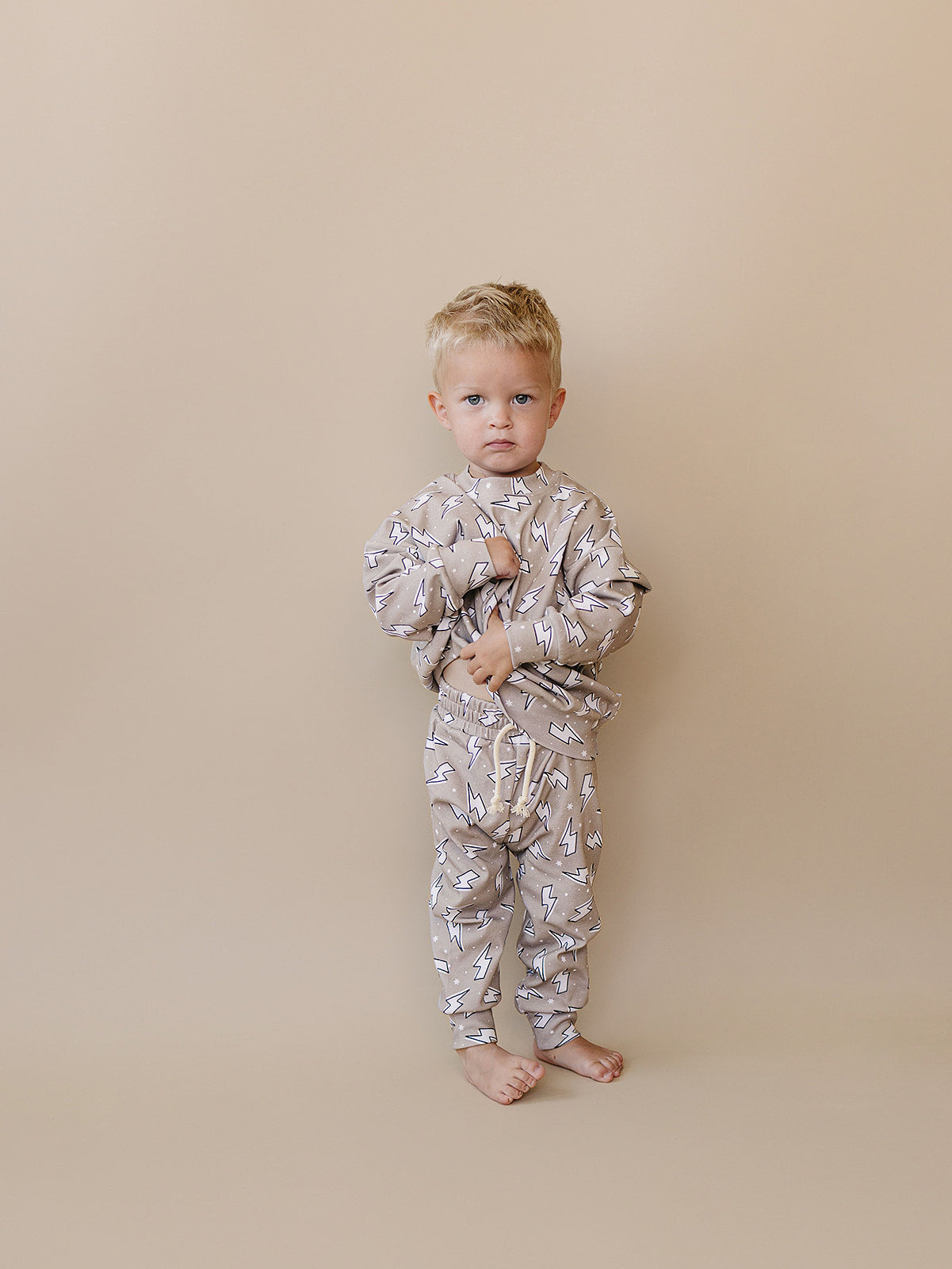 Jogger Set | Latte Bolts